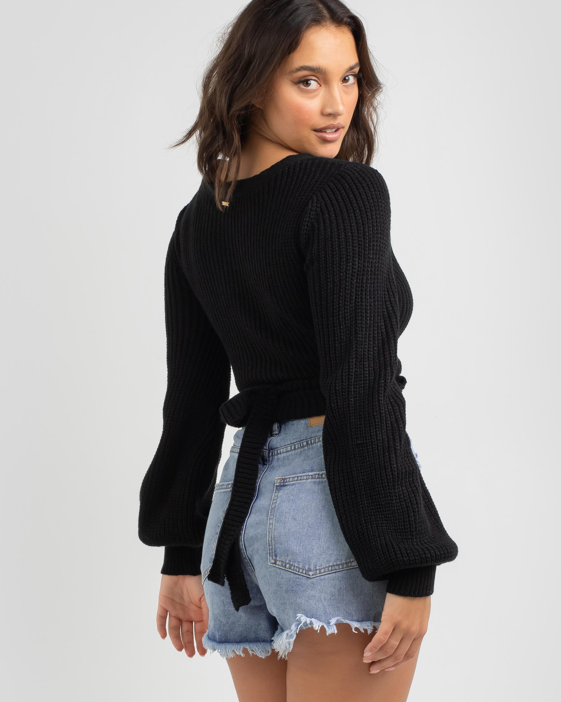 Shop Ava And Ever Missy Knit In Black - Fast Shipping & Easy Returns ...