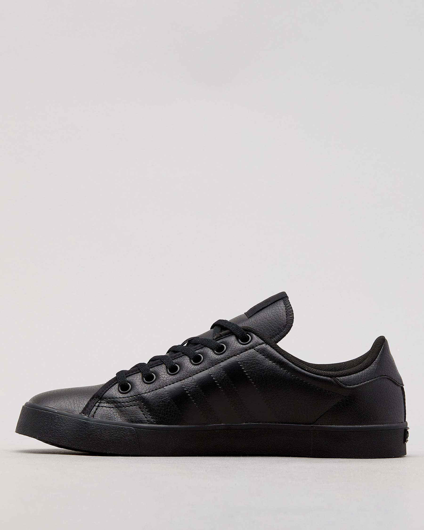 Adidas Adi Court Shoes In Core Black/core Black/core Bla - Fast ...