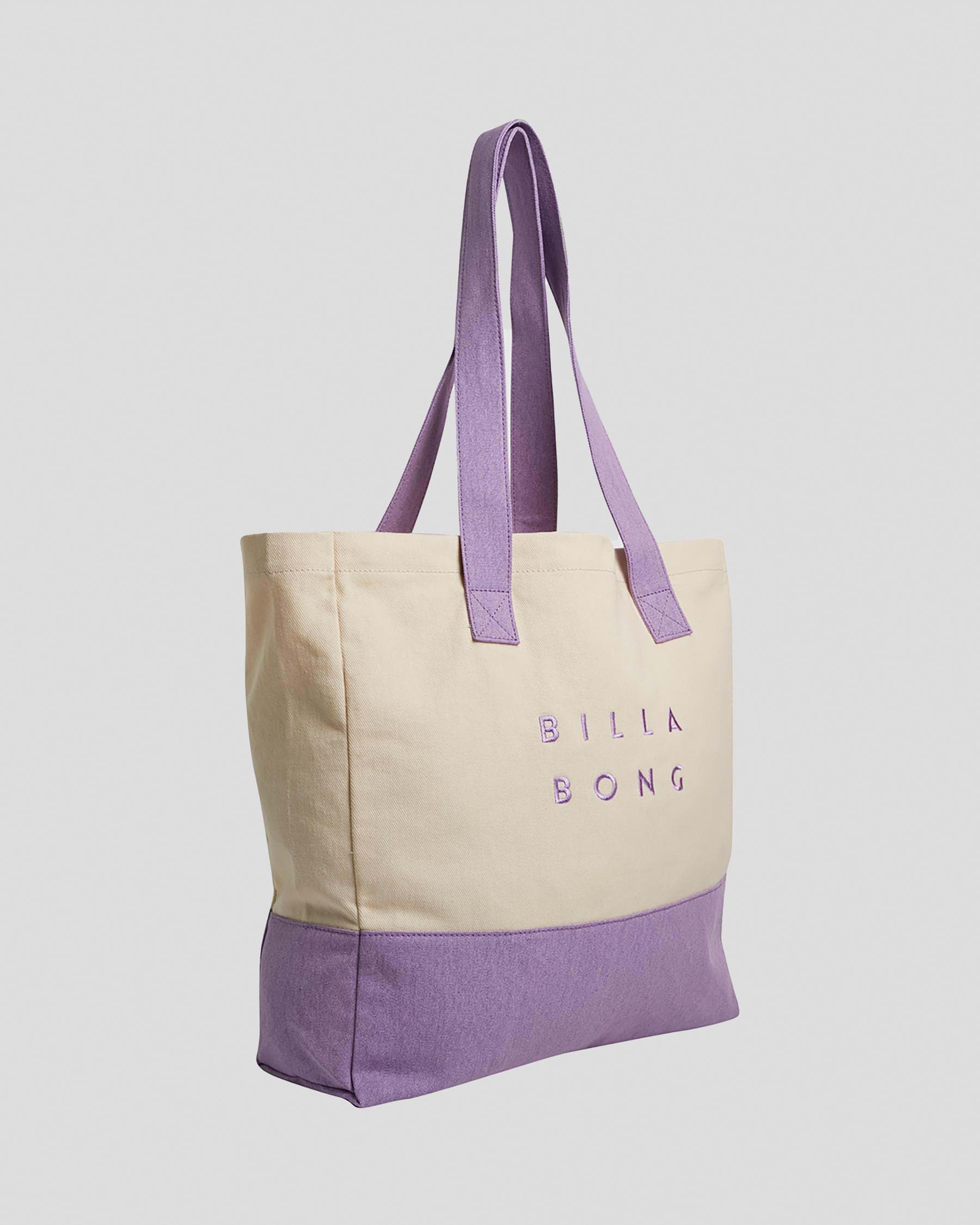 Shop Billabong Vivid Beach Bag In Lilac Breeze - Fast Shipping & Easy ...