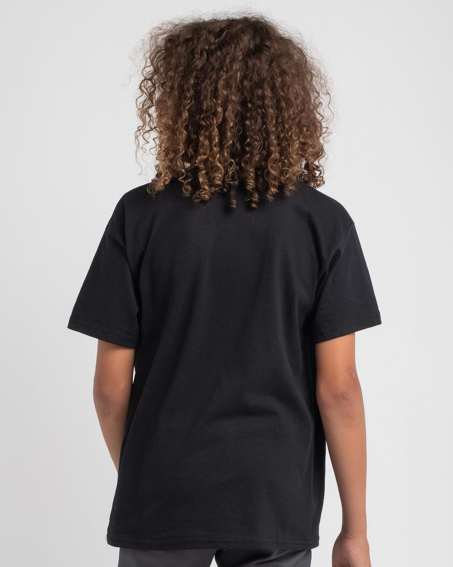 Shop Thrasher Boys' Flame T-Shirt In Black - Fast Shipping & Easy ...