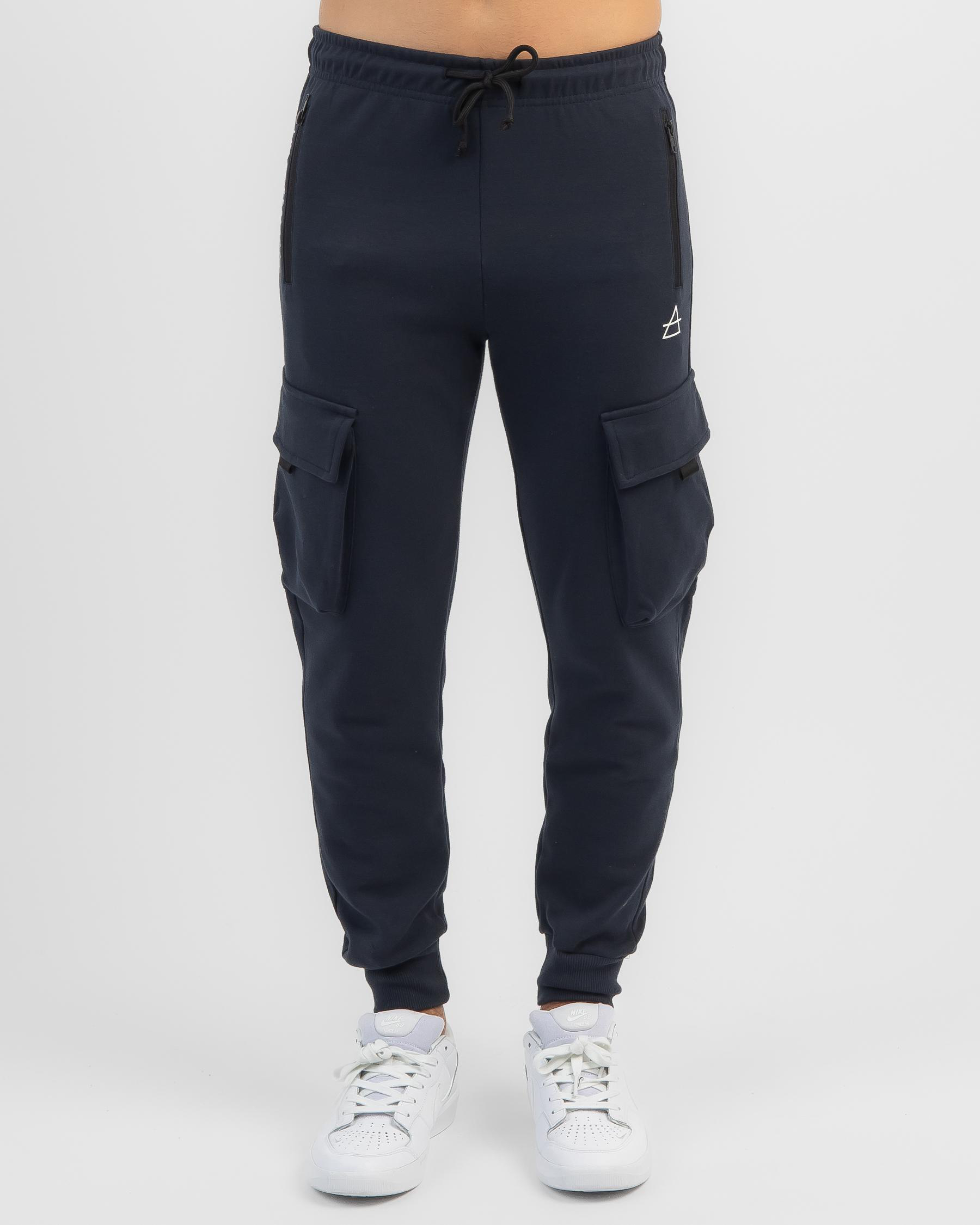 Shop Lucid Cargo Track Pants In Navy Fast Shipping & Easy Returns