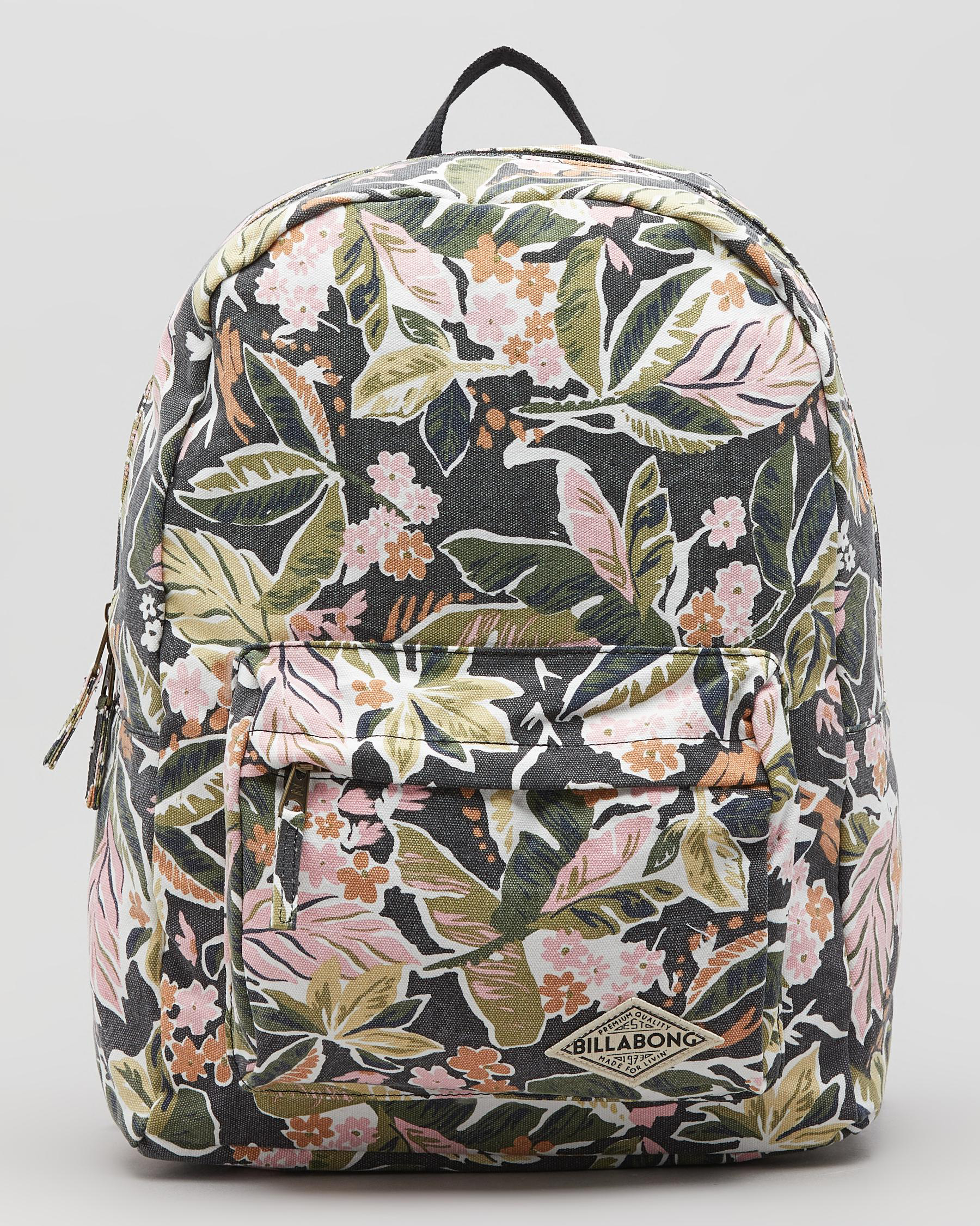 Billabong Sunset Backpack In Off Black Fast Shipping & Easy Returns