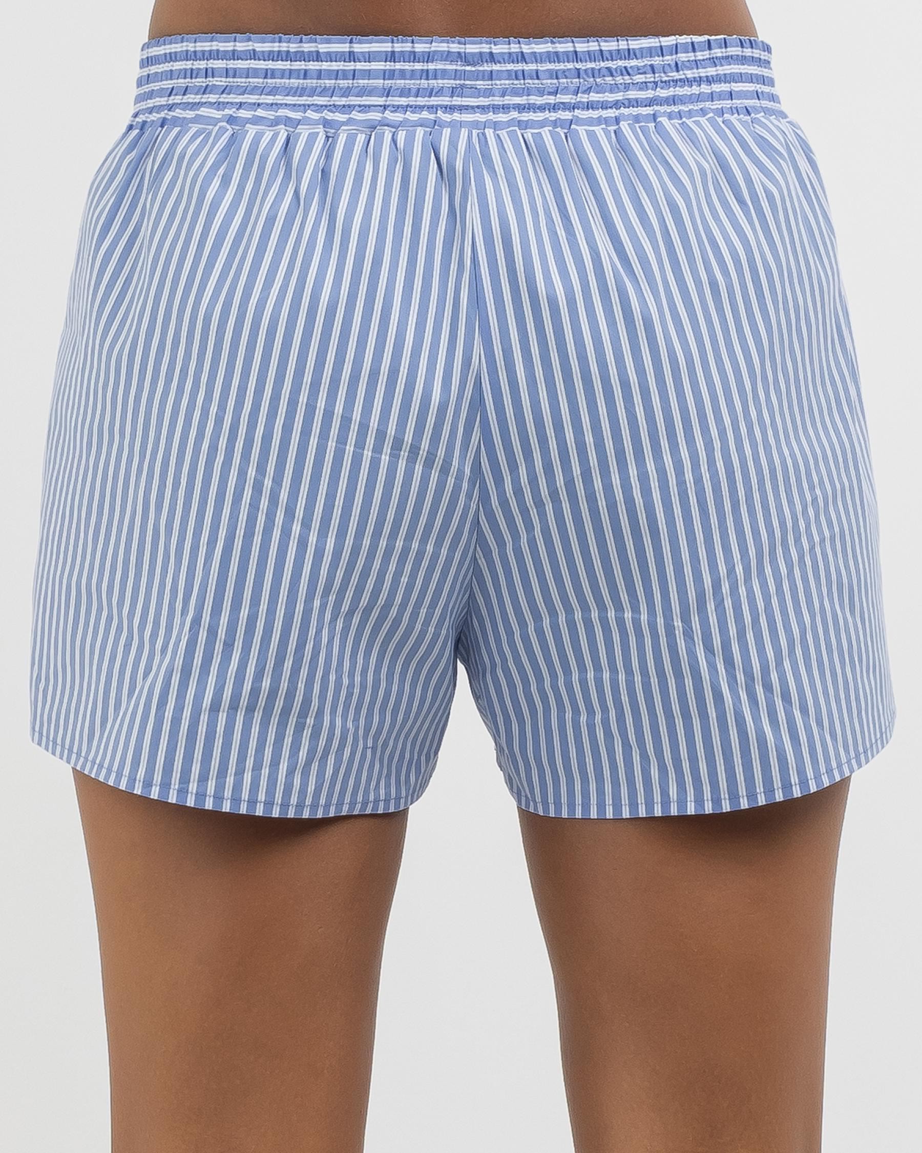 Ava And Ever Noah Shorts In Blue Stripe - Fast Shipping & Easy Returns ...
