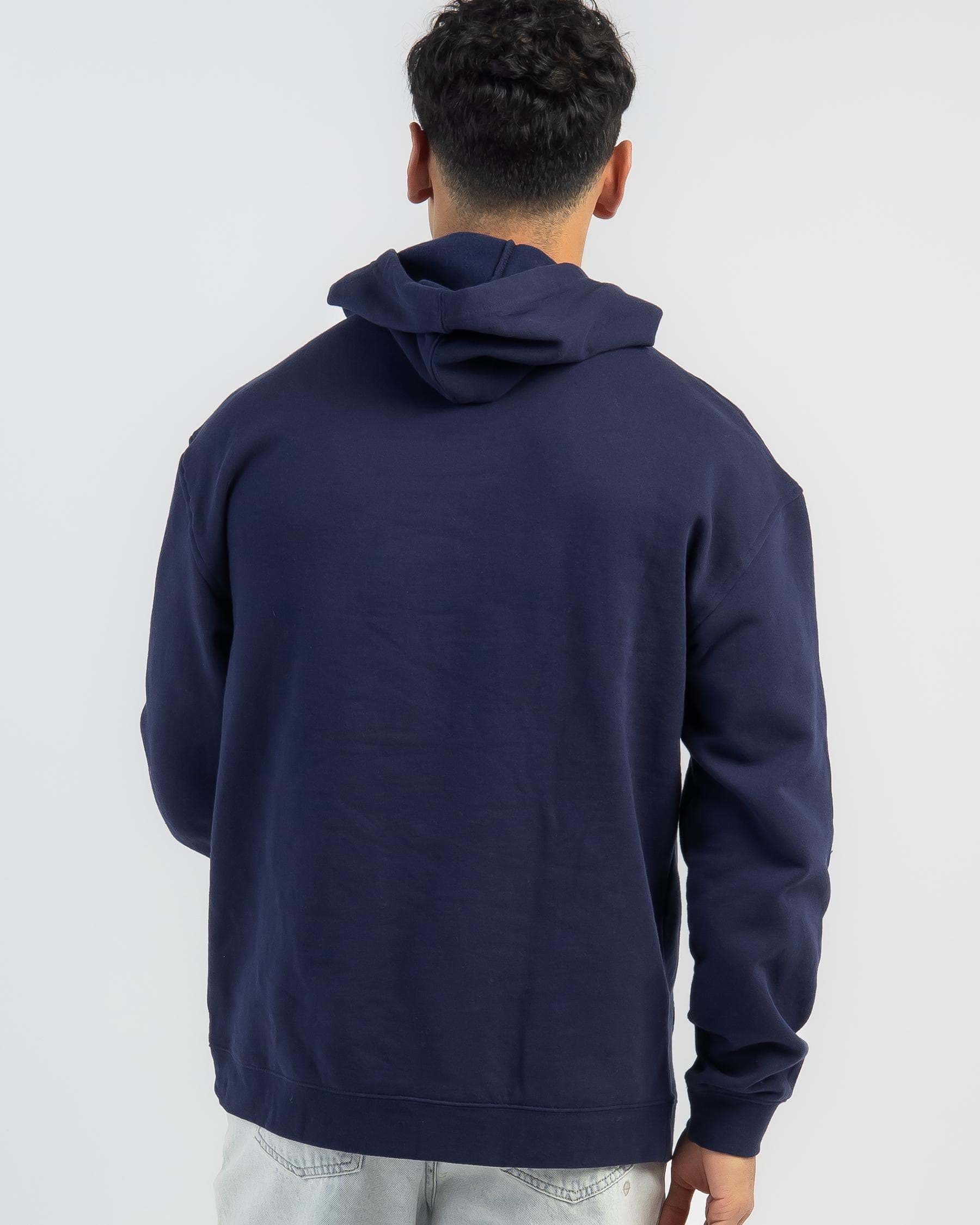 Shop Hurley One And Only Solid Pullover Hoodie In Obsidian - Fast ...