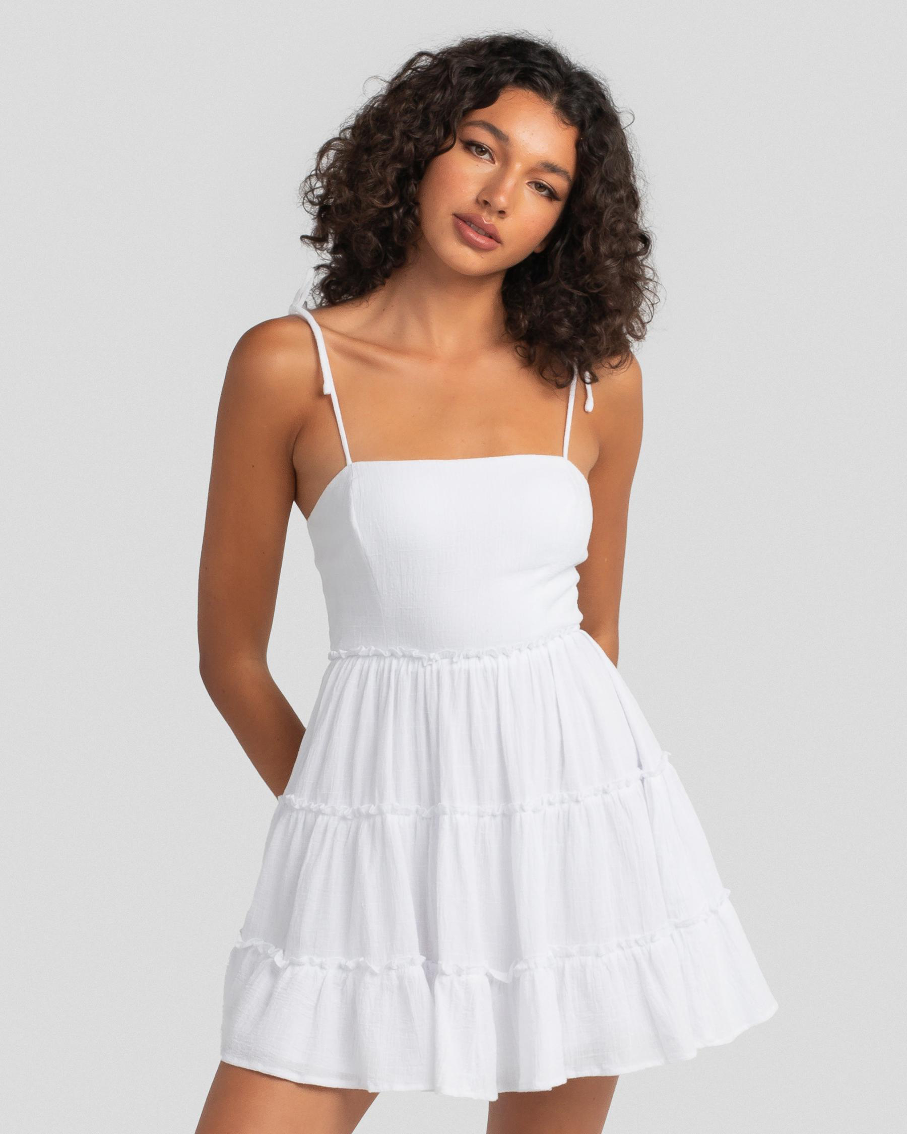 Mooloola Beatrice Dress In White | City 