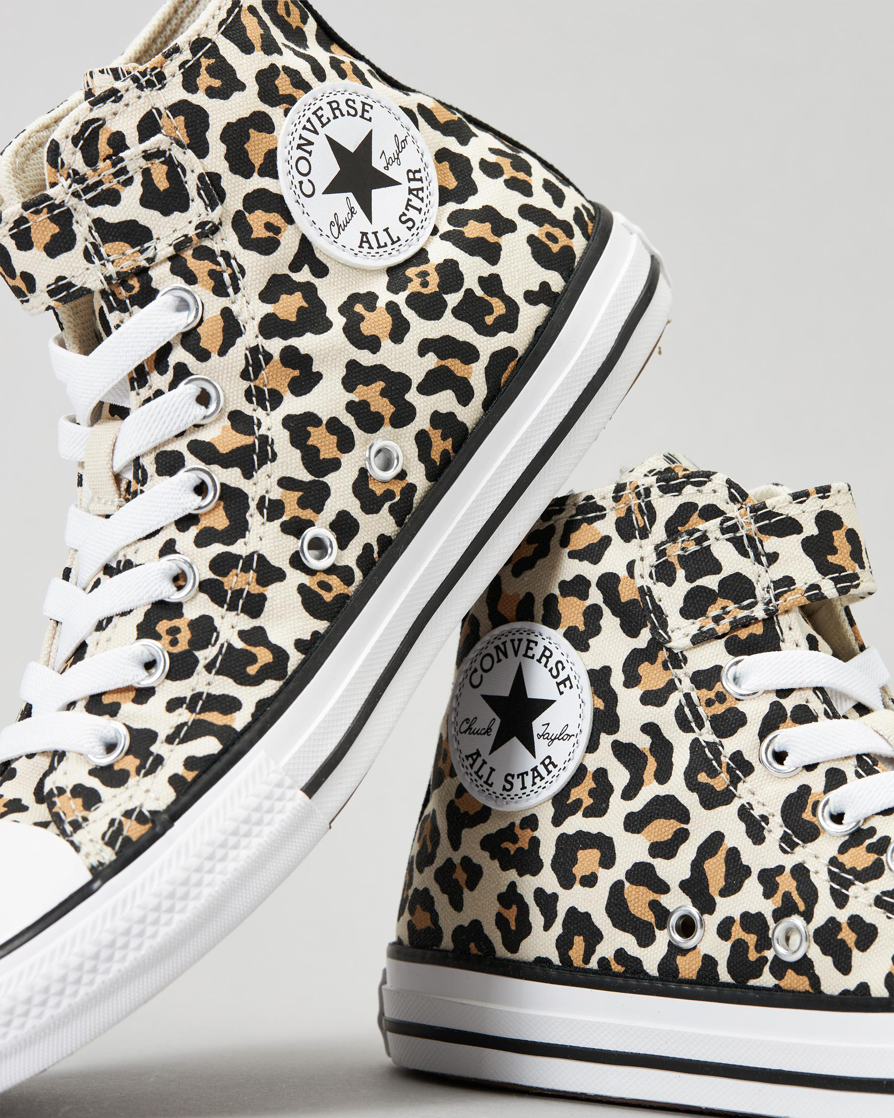 Converse Chuck Taylor All Star Easy On Leopard Love In Driftwood/black ...