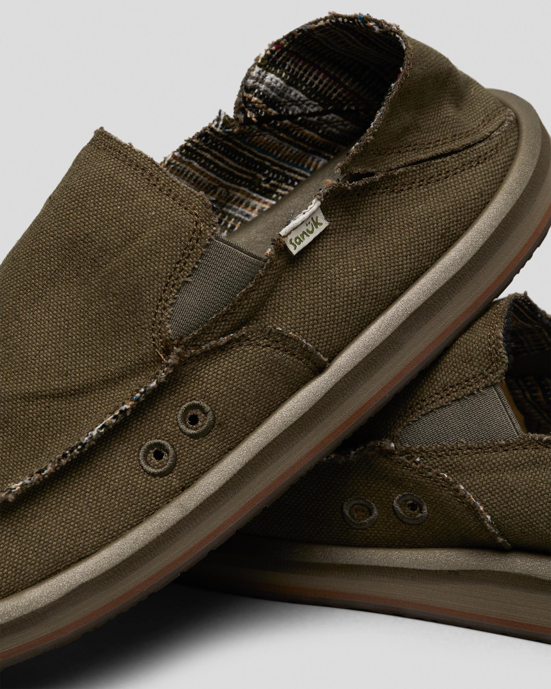 Shop SANUK Vagabond St Hemp Shoes In Army Fast Shipping & Easy Returns City Beach Australia