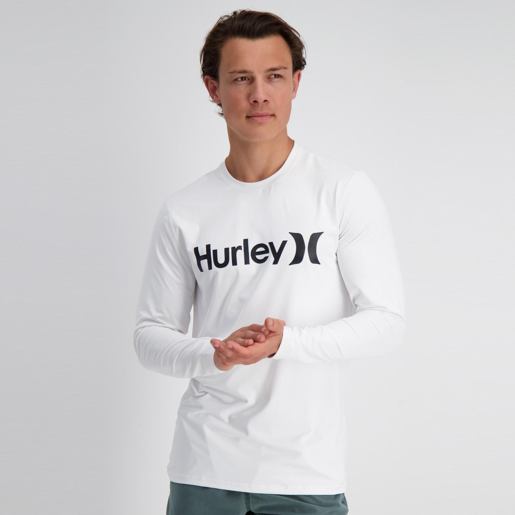 Shop Hurley One & Only Long Sleeve Rash Vest In 100 Fast Shipping