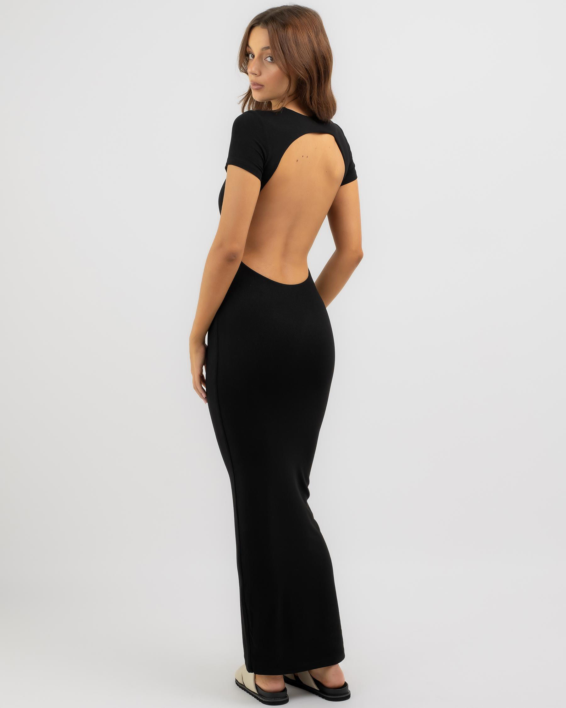 Ava And Ever Maxi Dress In Black Fast Shipping & Easy Returns