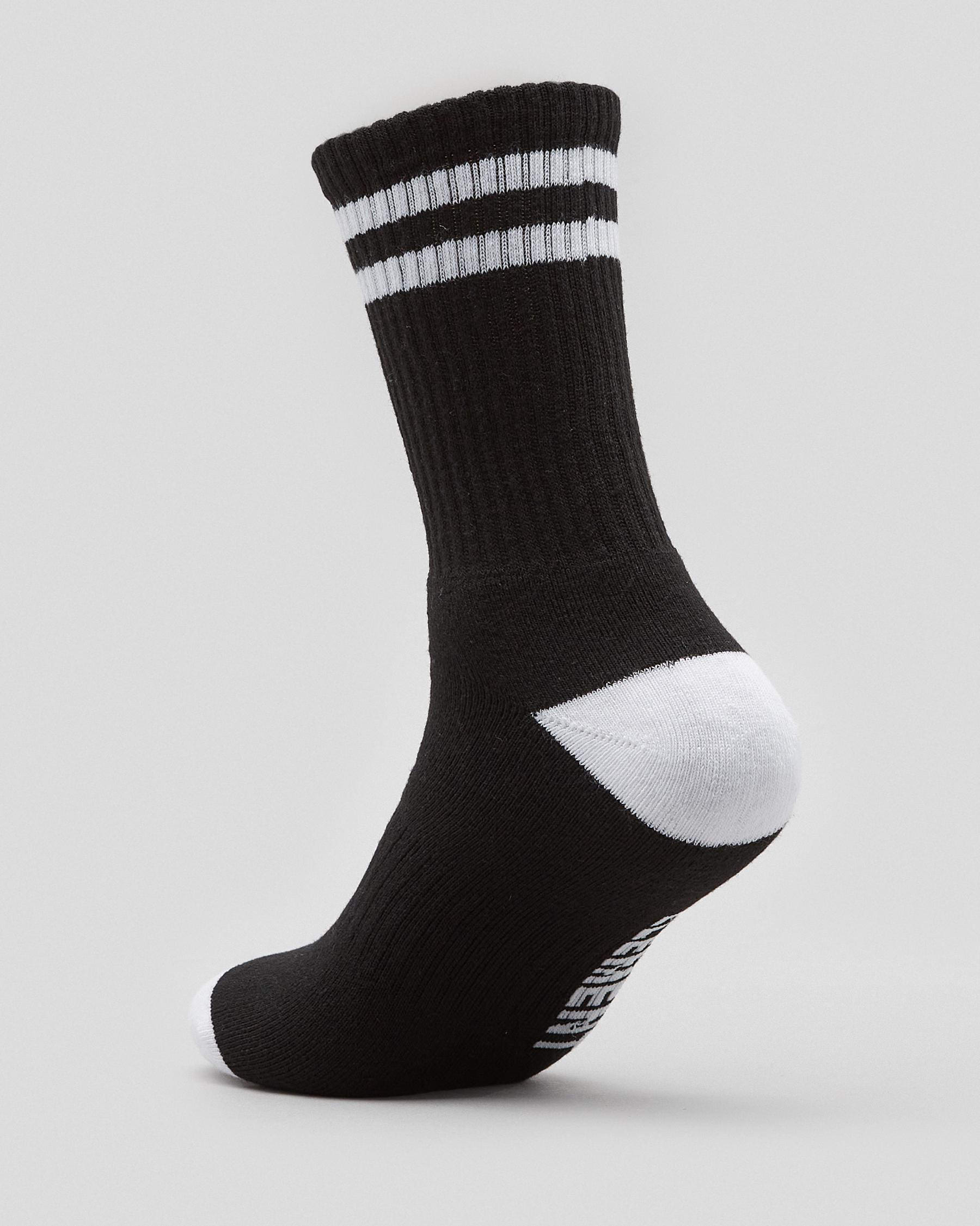 Shop Element Clearsight Socks In Flint Black - Fast Shipping & Easy ...