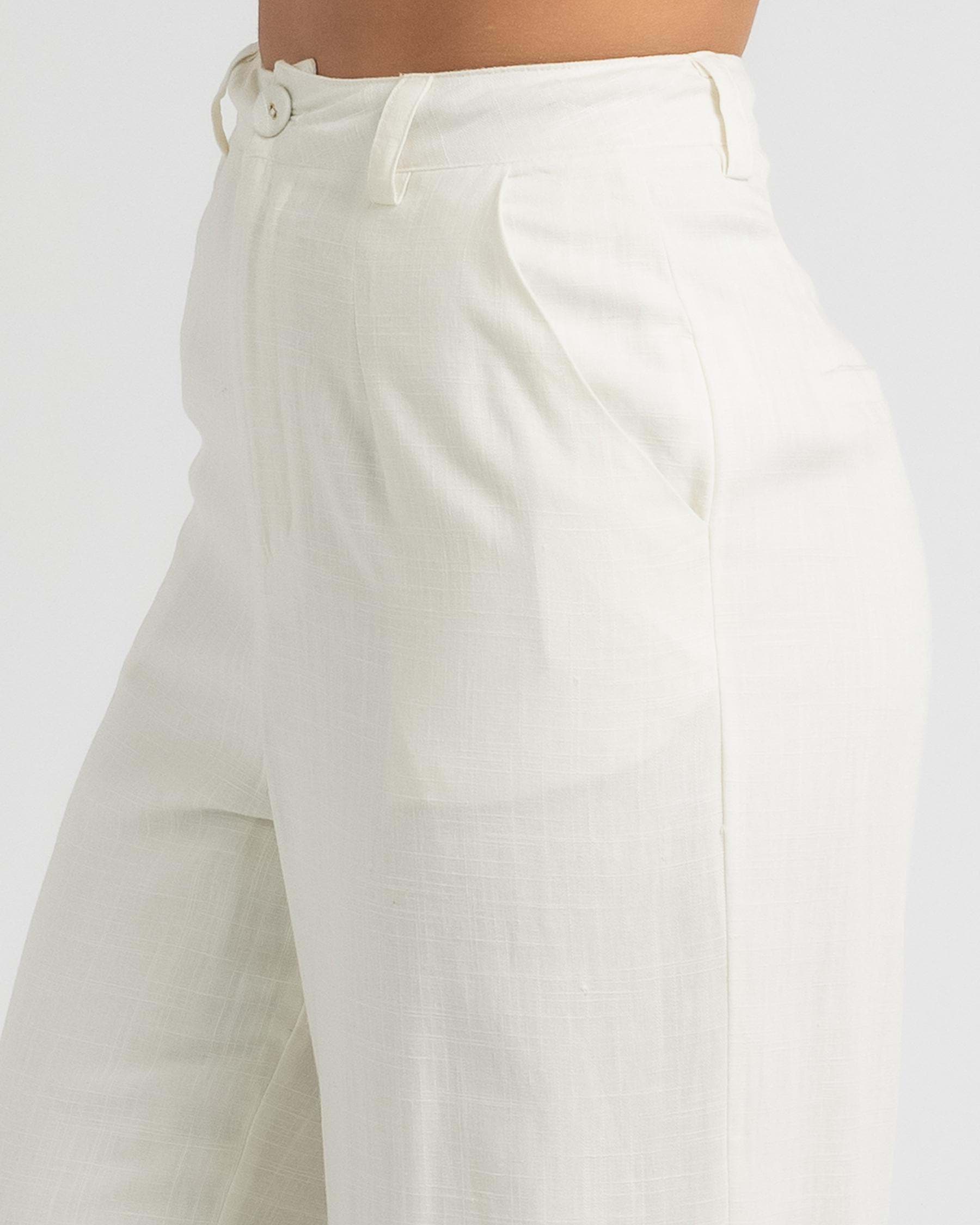 Mooloola Ivy Pants In Cream - Fast Shipping & Easy Returns - City Beach ...