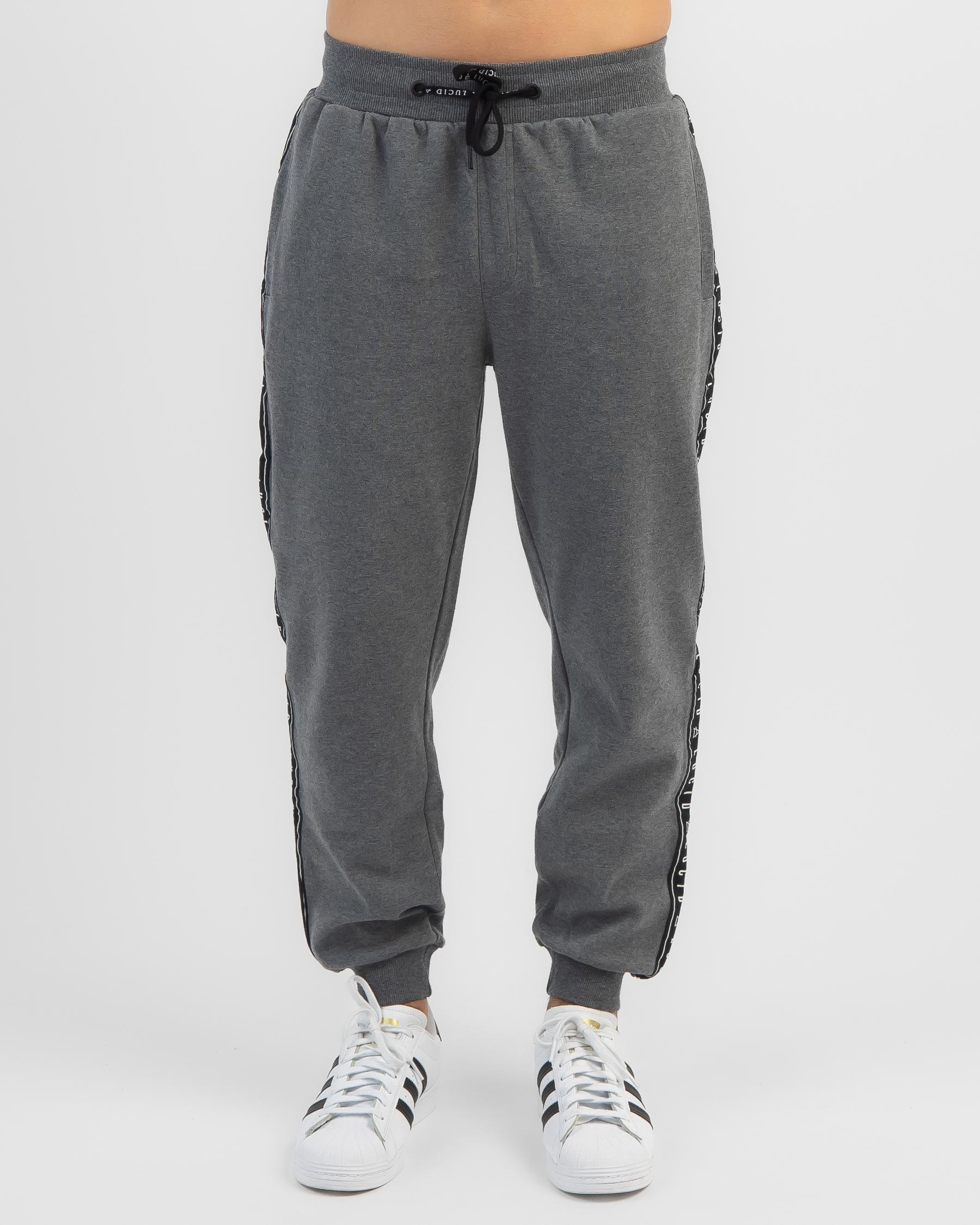 Shop Lucid Vision Track Pants In Charcoal - Fast Shipping & Easy ...