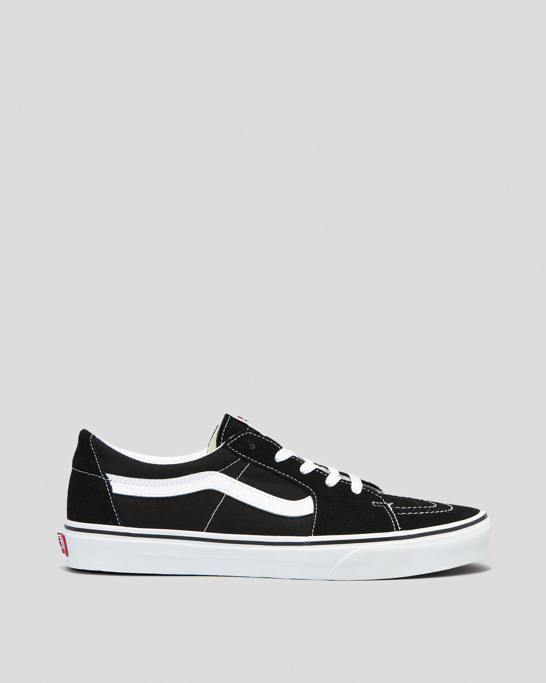 Vans Sk8Low Shoes In Black/true White Fast Shipping & Easy Returns City Beach Australia