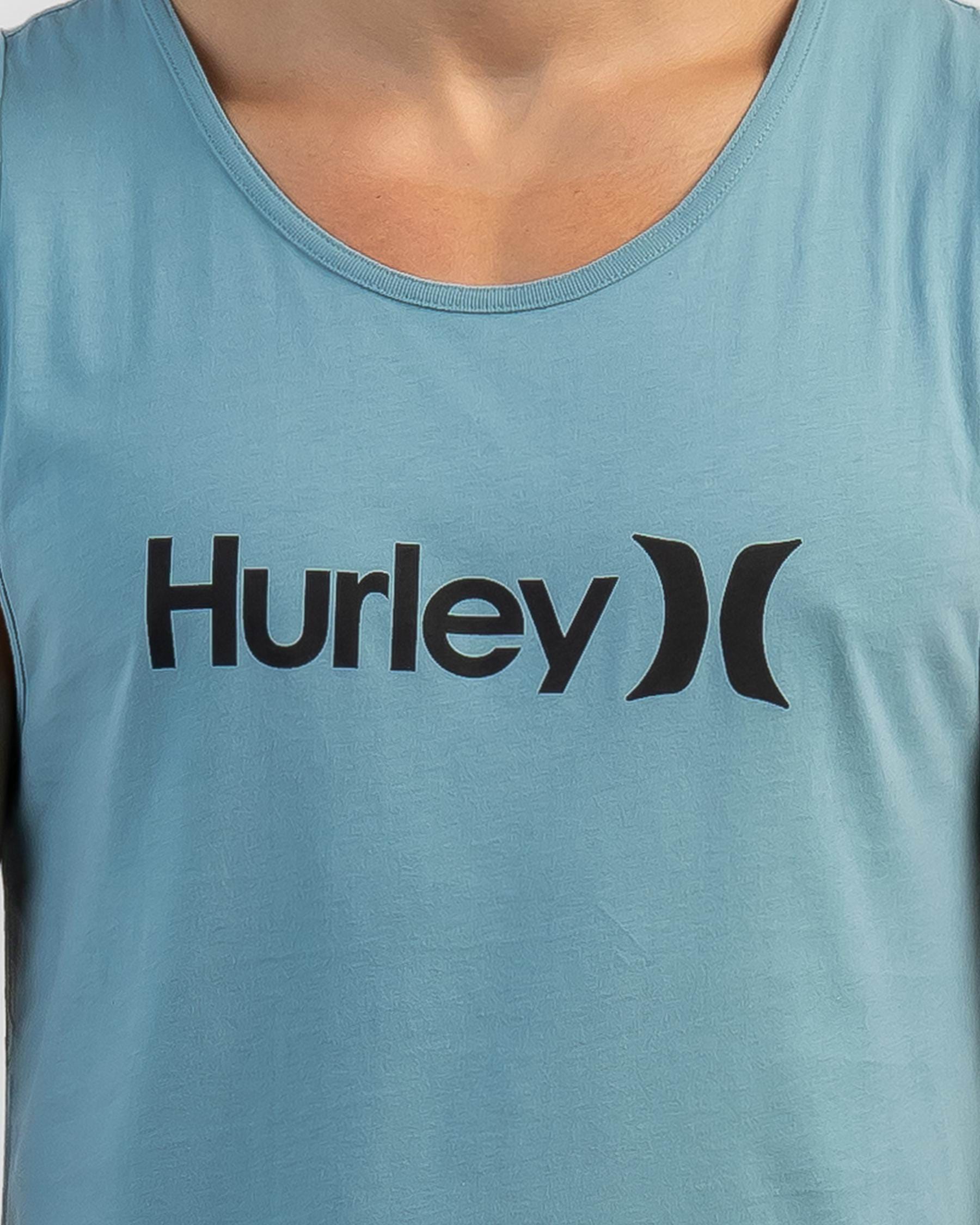 Hurley Wash One and Only Solid Tank In Seafoam - Fast Shipping & Easy ...