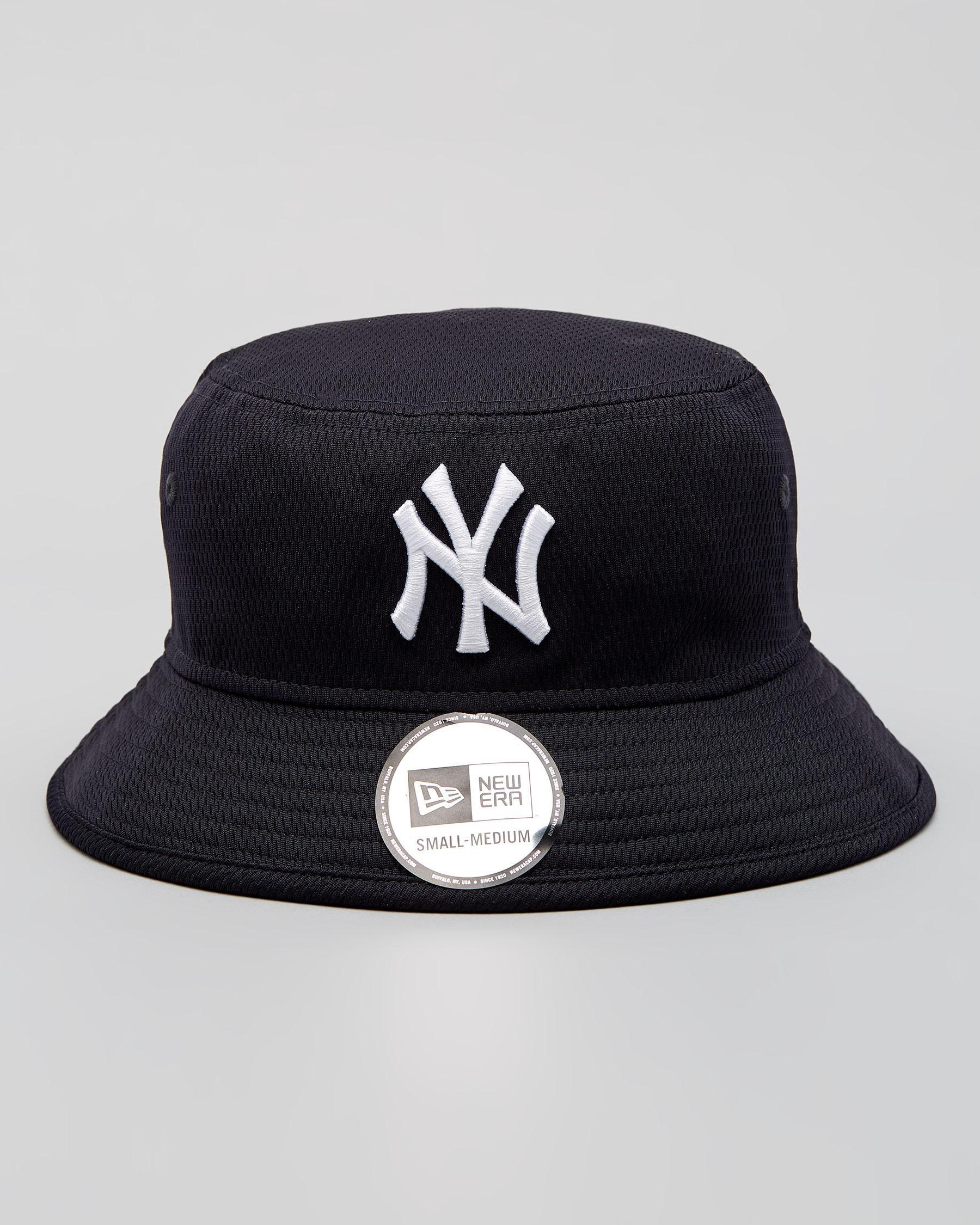 Shop New Era New York Yankees Bucket Mesh Hat In Navy Fast Shipping & Easy Returns City