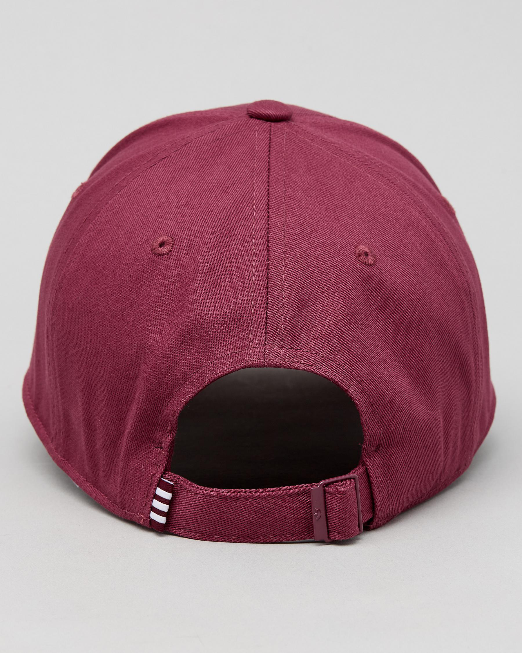 Shop adidas Baseball Classic Trefoil Cap In Victory Crimson - Fast ...