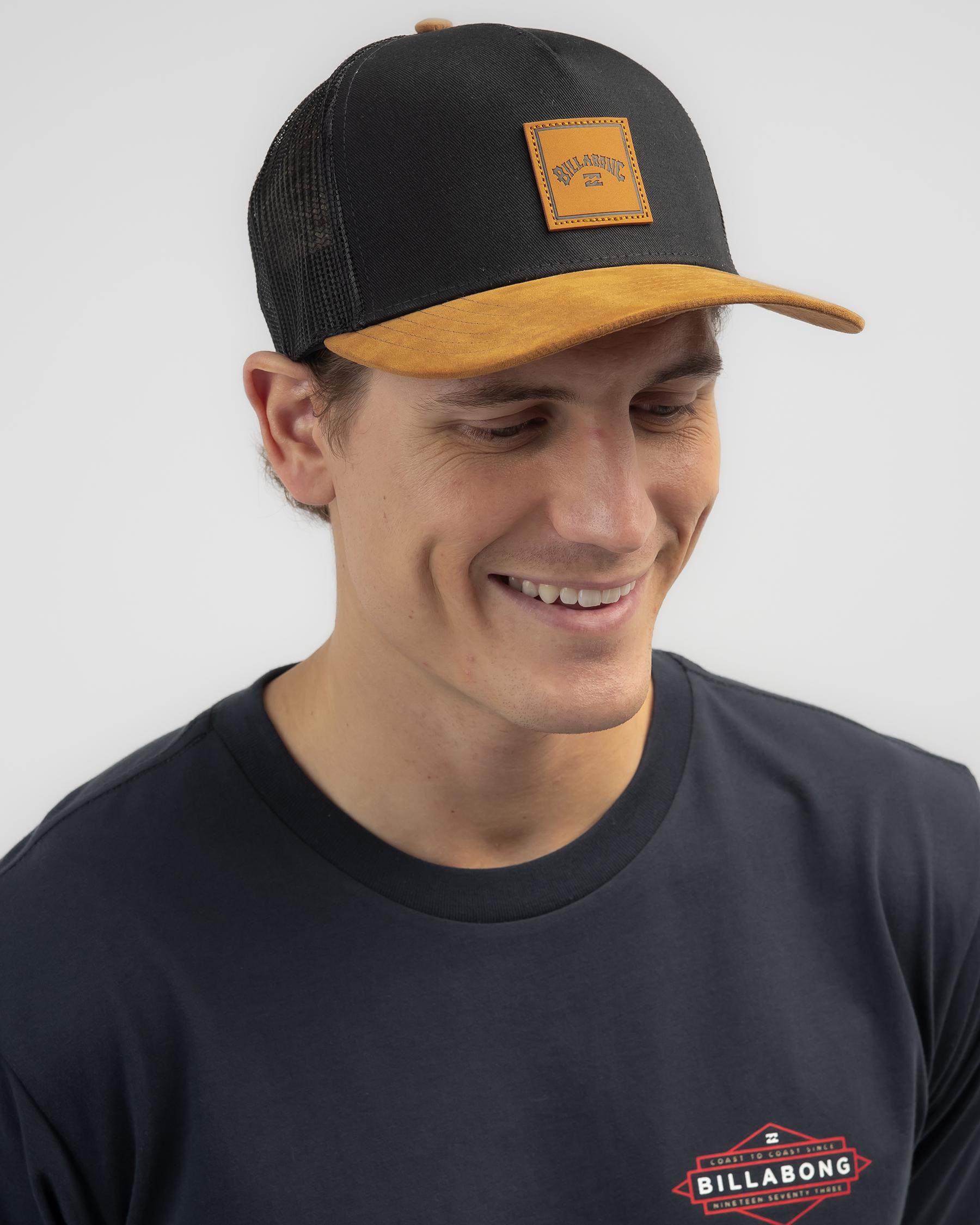Billabong Stacked Trucker Cap In Black/tan - FREE* Shipping & Easy Returns  - City Beach United States
