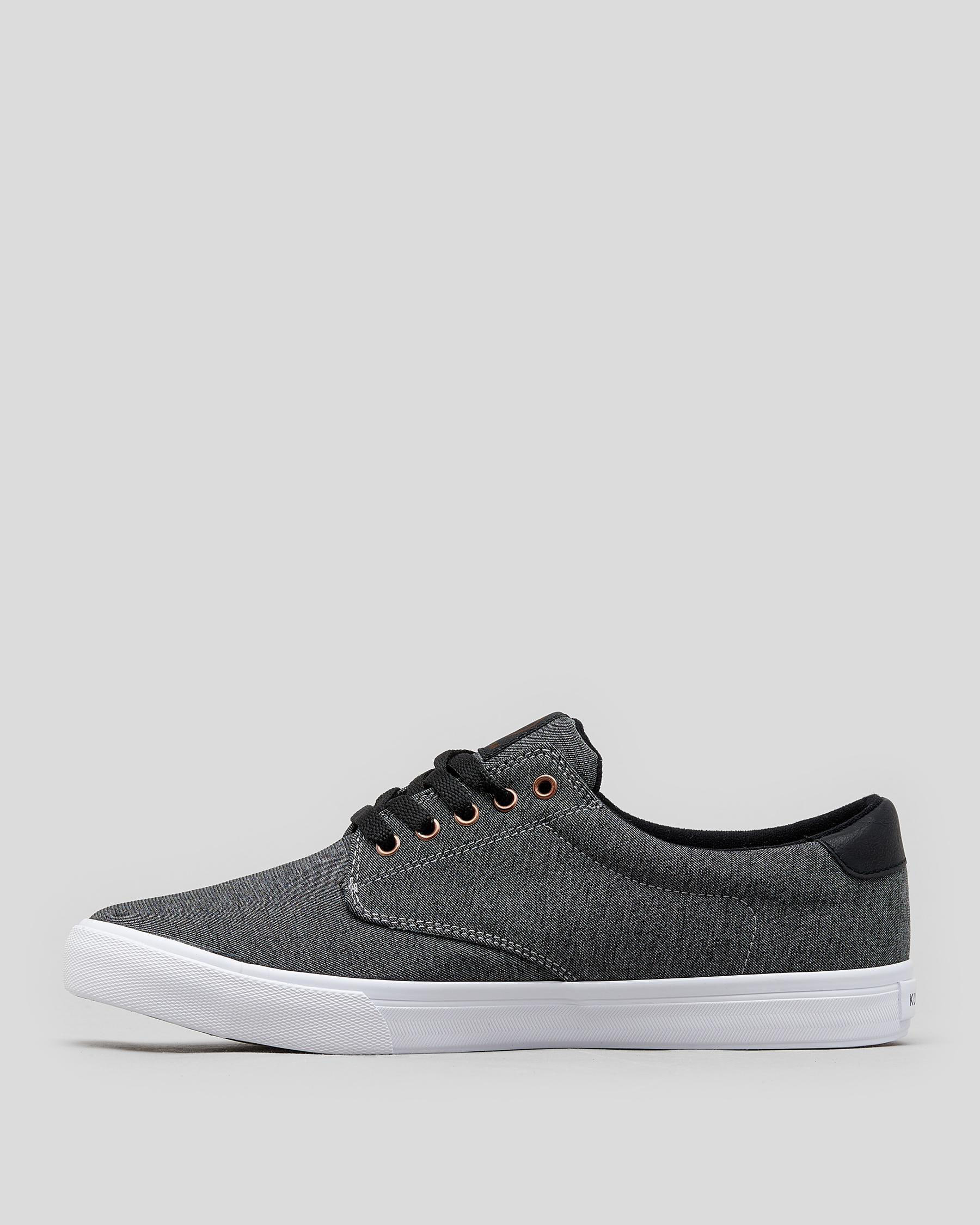 Kustom Profile Shoes In Grey Chambray - Fast Shipping & Easy Returns ...