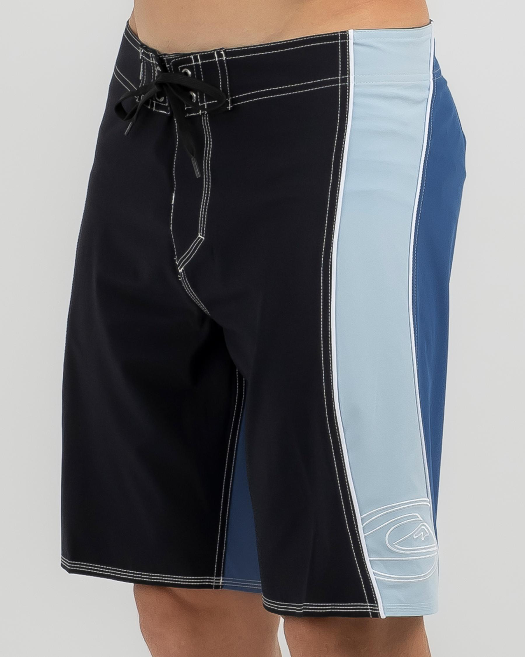 Shop Quiksilver Surfsilk Flight 20" Board Shorts In Black Fast Shipping & Easy Returns City