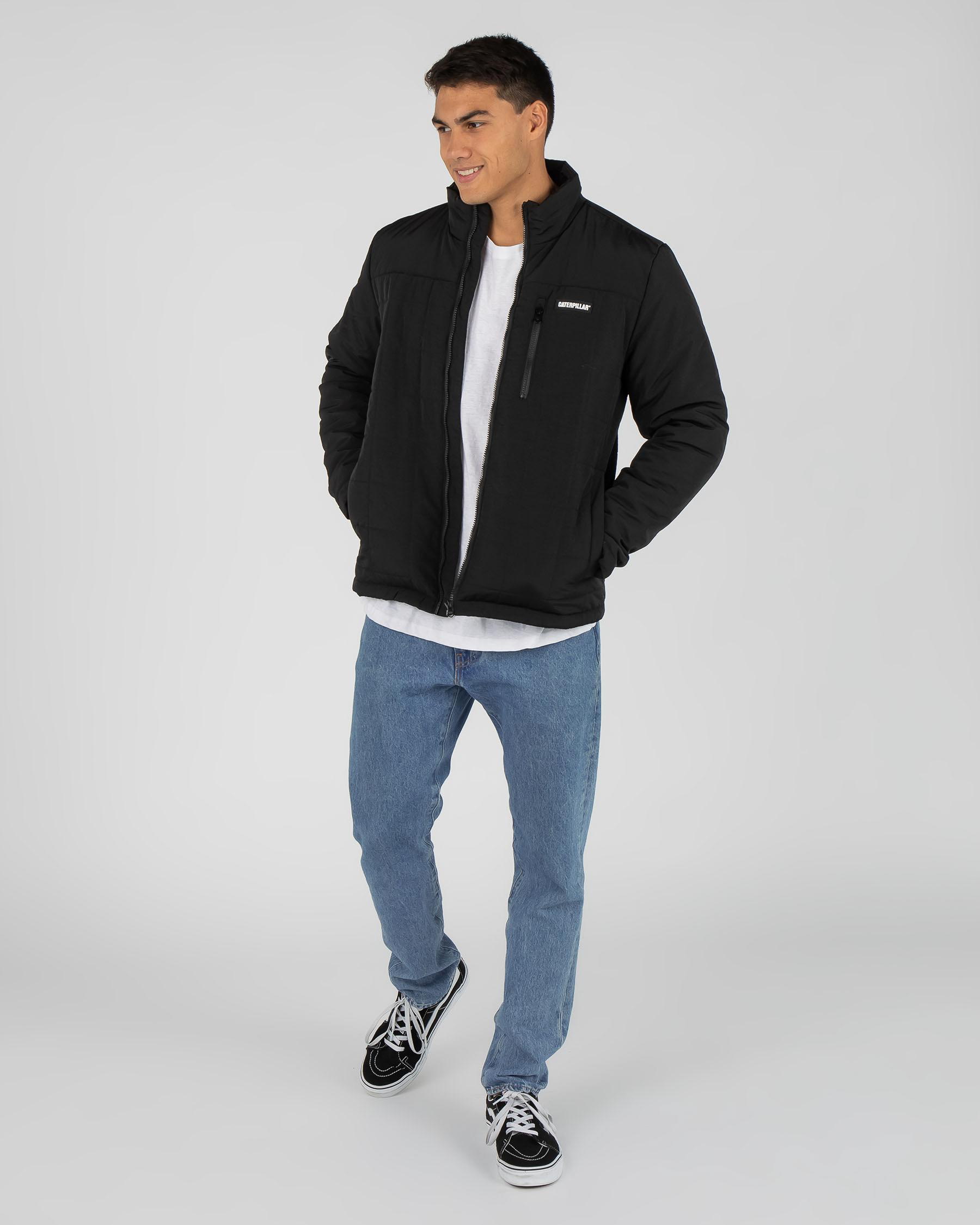 Shop Cat Foundation Synthetic Insulated Jacket In Pitch Black Fast