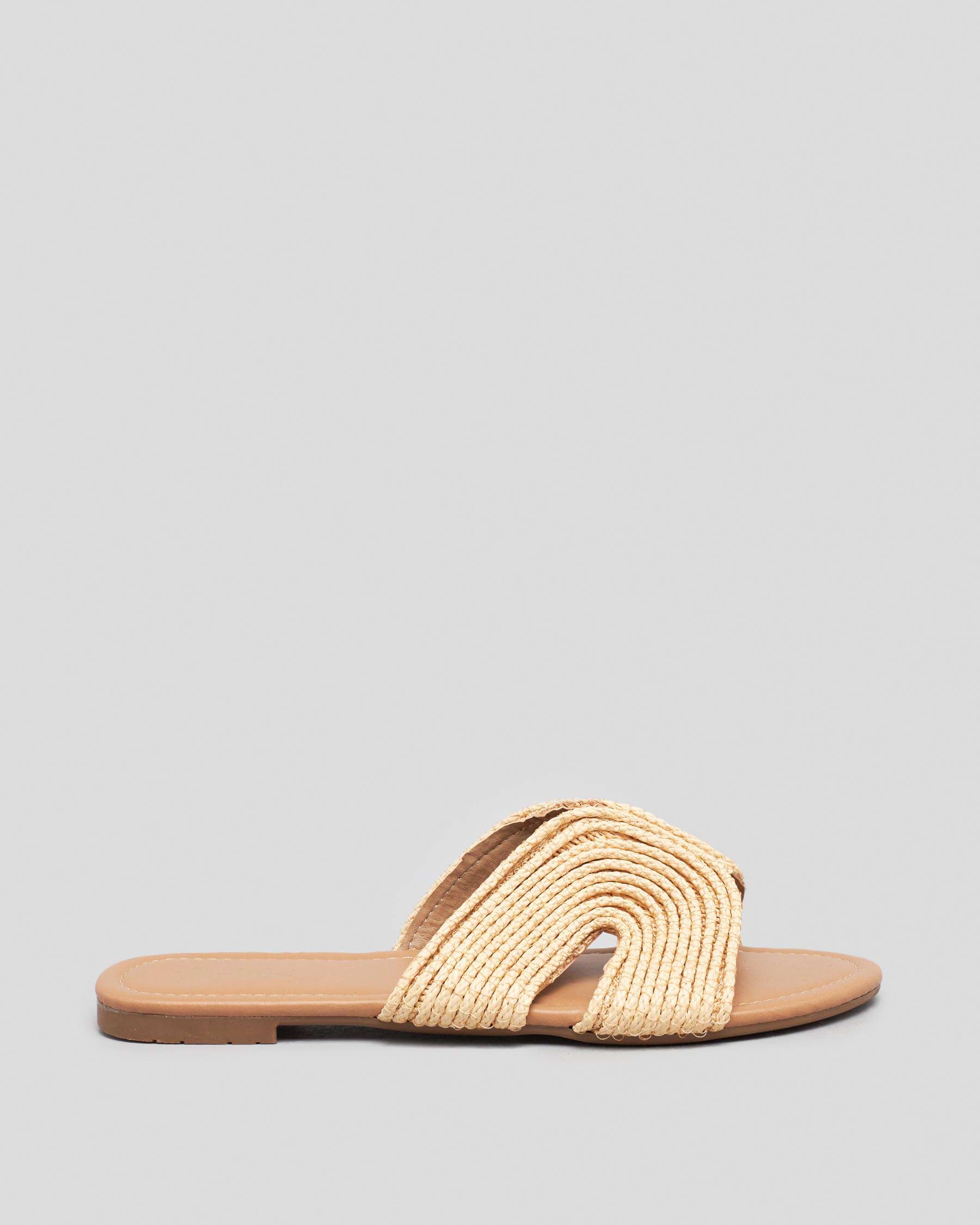 Mooloola Trinidad Sandals In Natural - Fast Shipping & Easy Returns ...