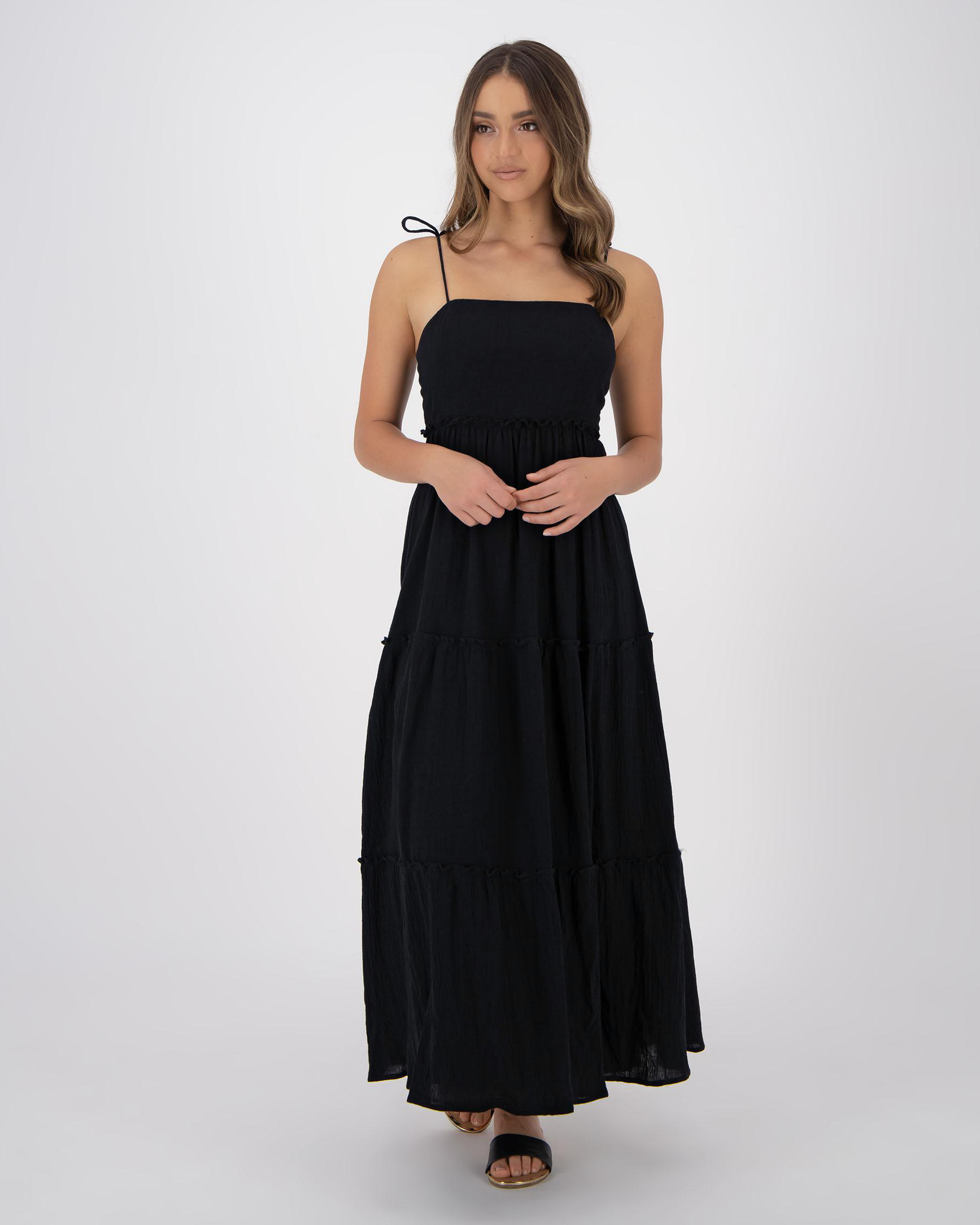 Mooloola Beatrice Maxi Dress In Black 