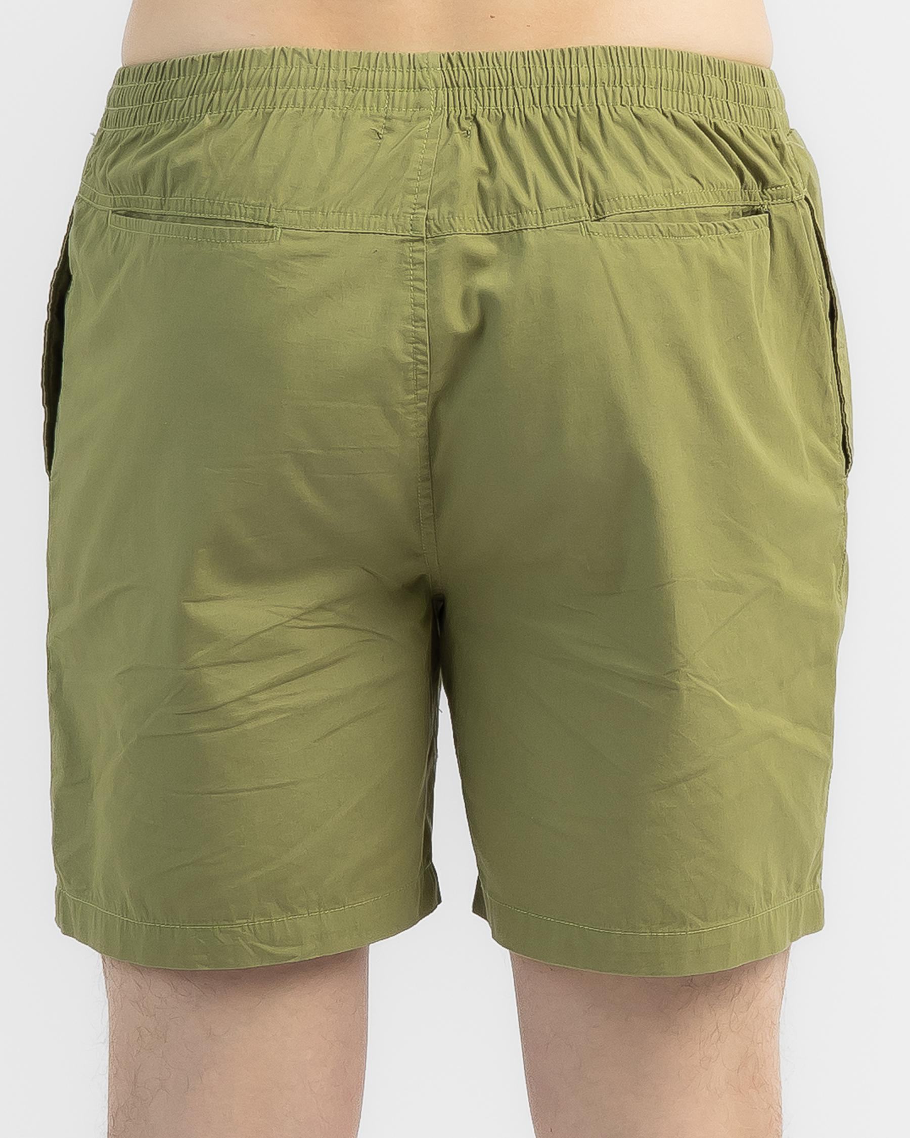 Stussy Basic Stock Beach Shorts In Moss - Fast Shipping & Easy Returns ...
