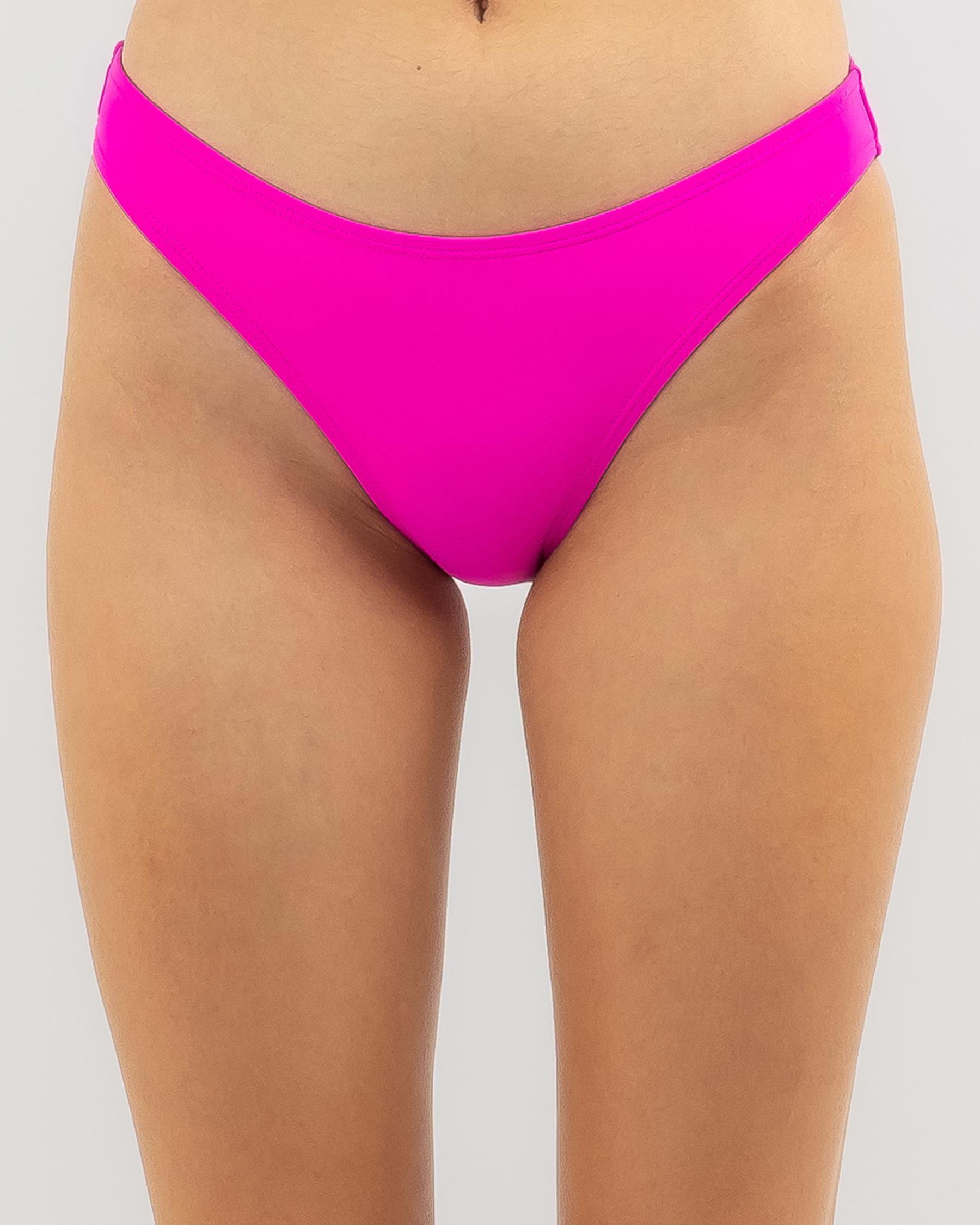 Shop Topanga Coco Classic Bikini Bottom In Neon Pink Fast Shipping
