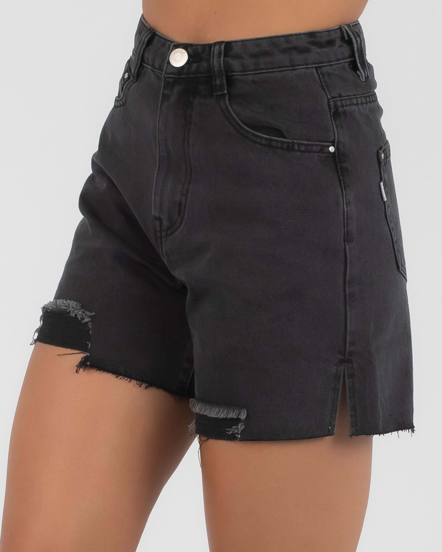 Used Penny Shorts In Washed Black | City Beach New Zealand