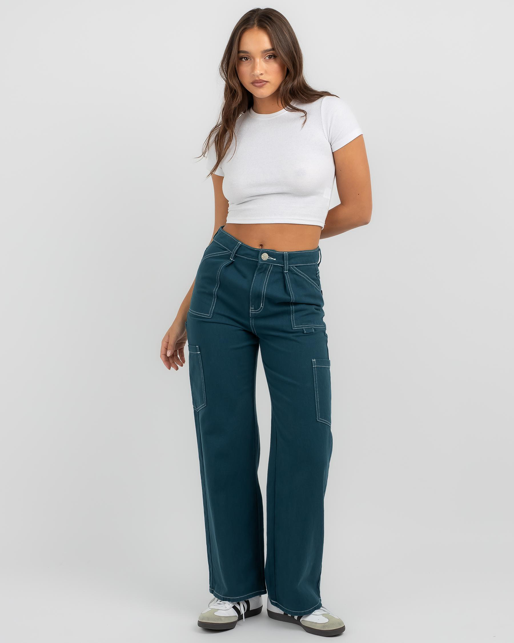 DESU Hound Dog Cargo Jeans In Alpine Fast Shipping & Easy Returns