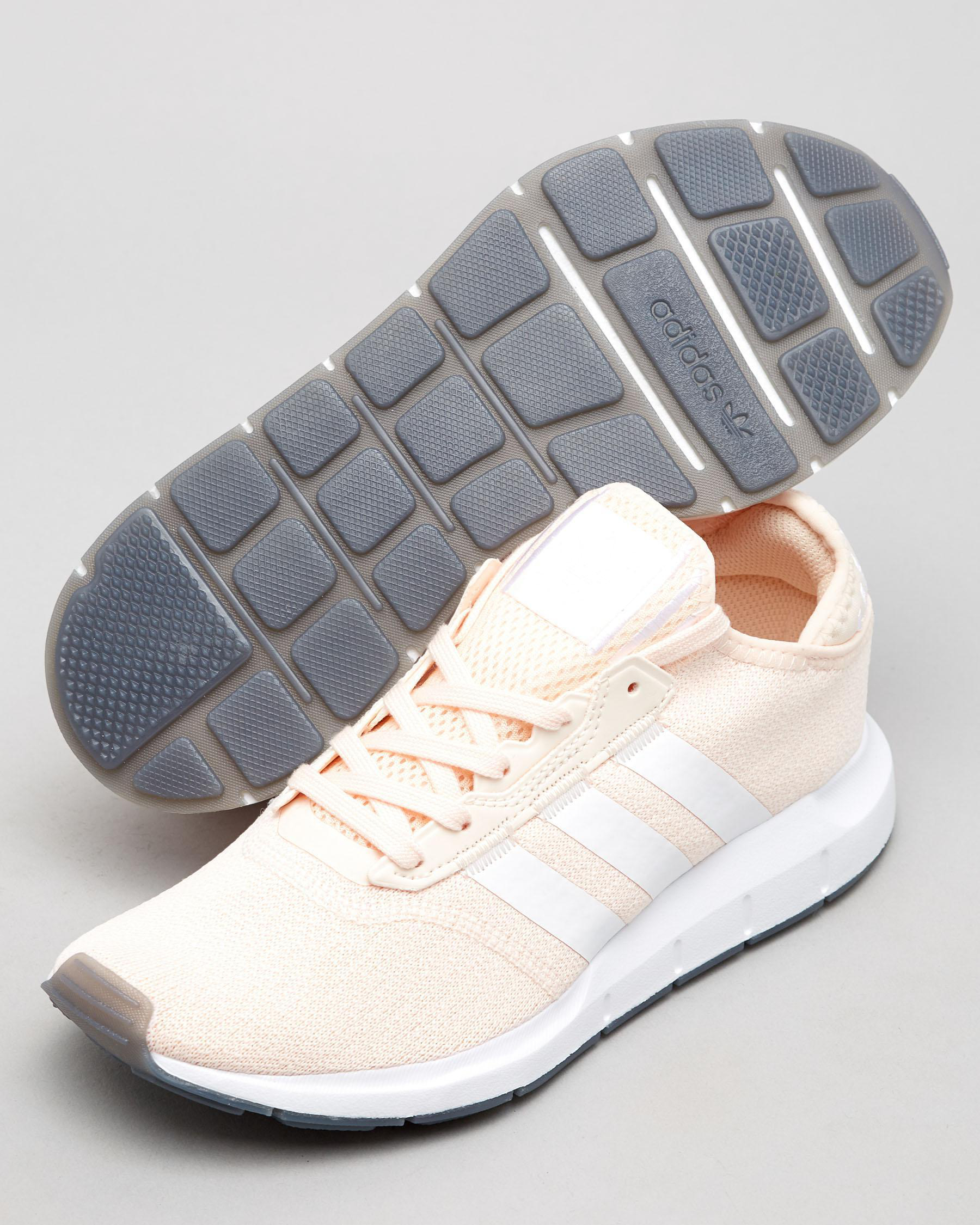 Shop adidas Womens Swift Run X Shoes In Pink Tint/white/black Fast