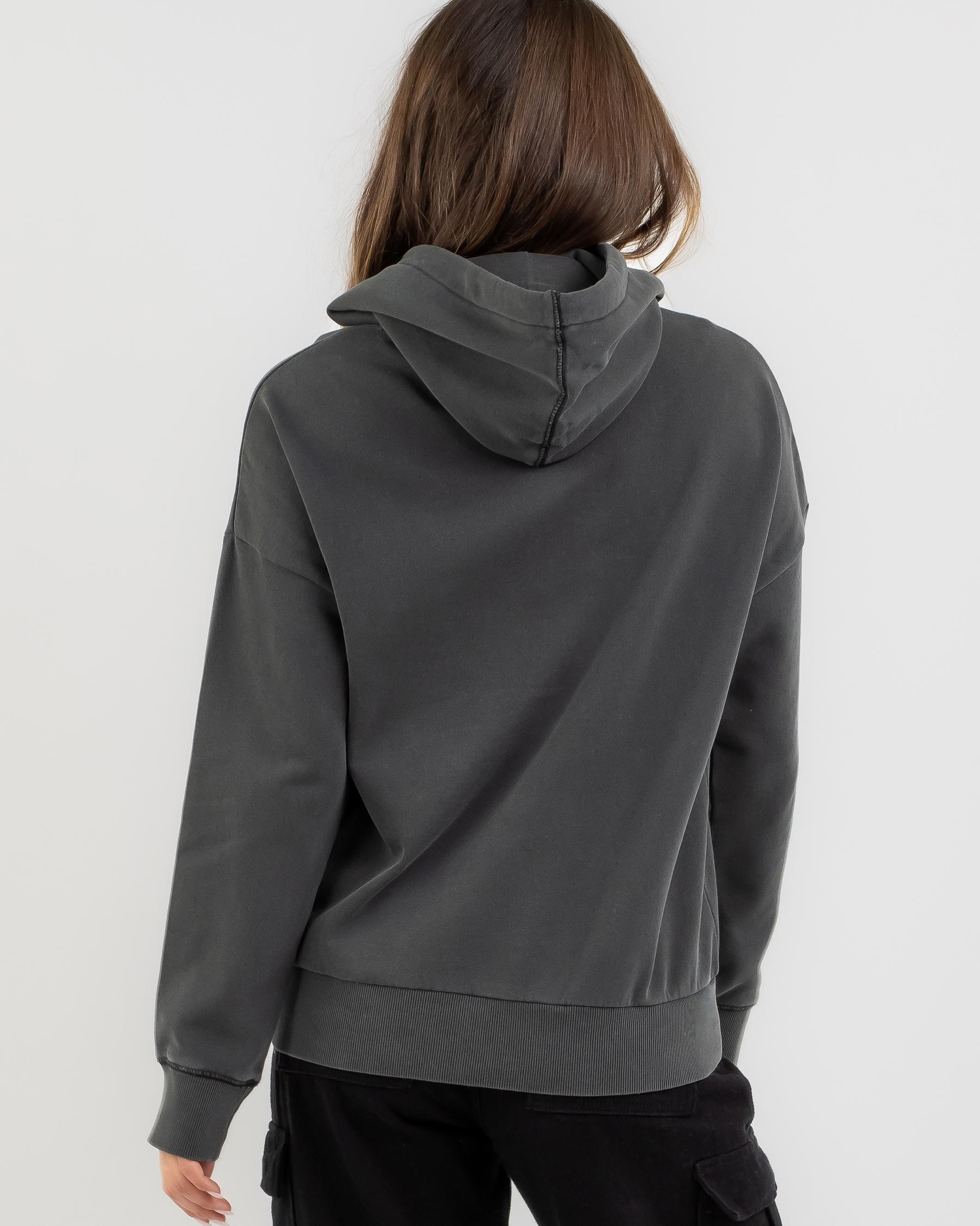 Roxy By The Bay Hoodie In Anthracite - Fast Shipping & Easy Returns ...