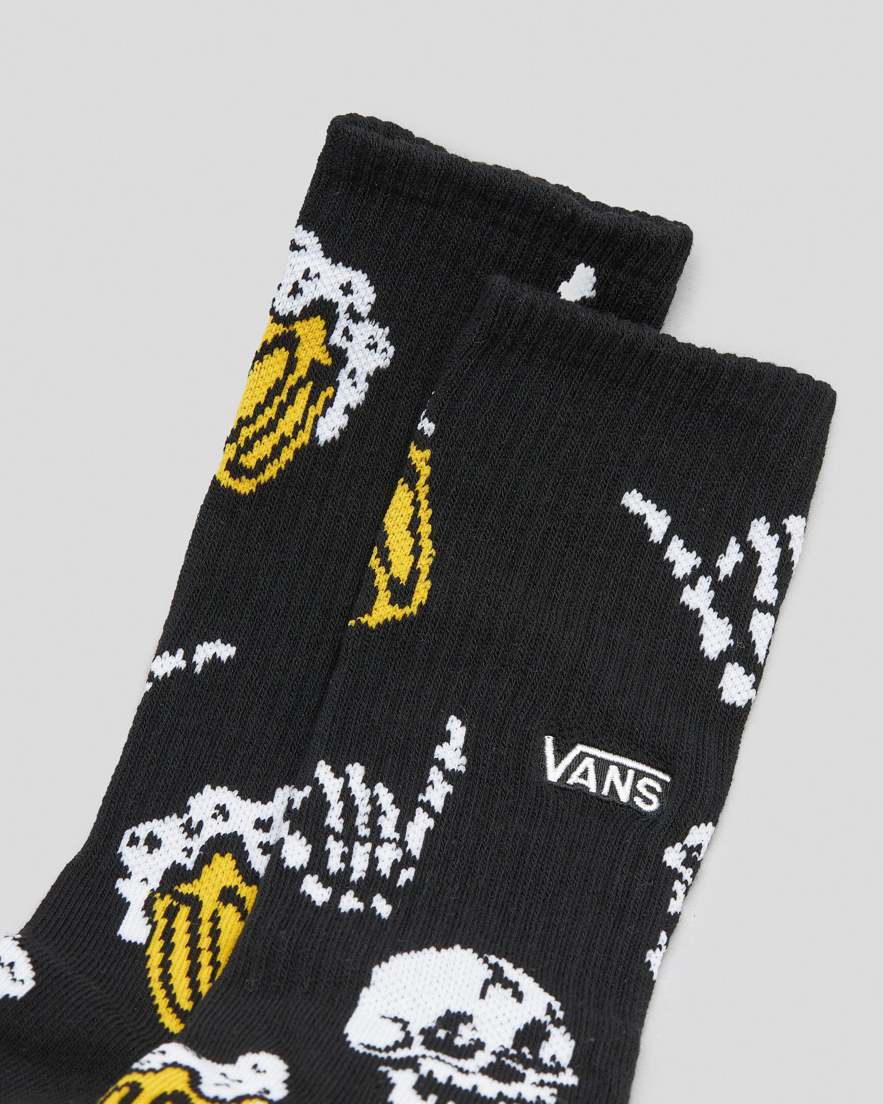 Shop Vans Chillin Crew Socks In Black Fast Shipping & Easy Returns City Beach Australia