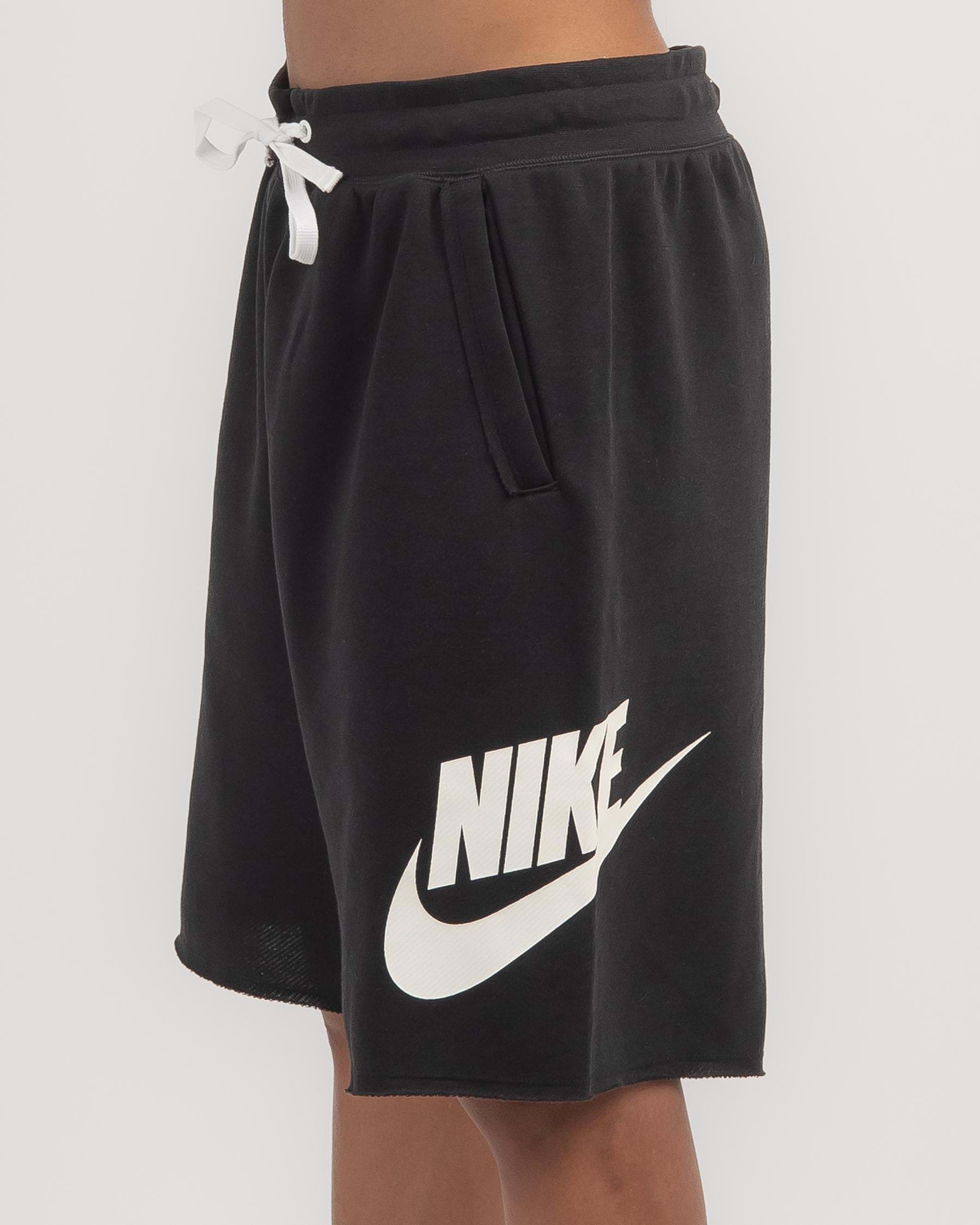Nike Club Alumni Shorts In Black/white/white - Fast Shipping & Easy ...