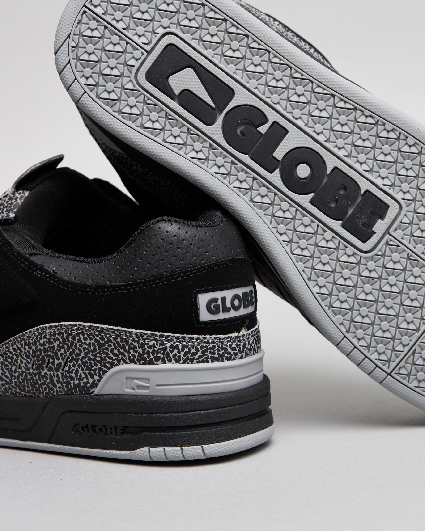 Shop Globe Fusion Shoes In Black/grey Stipple - Fast Shipping & Easy ...