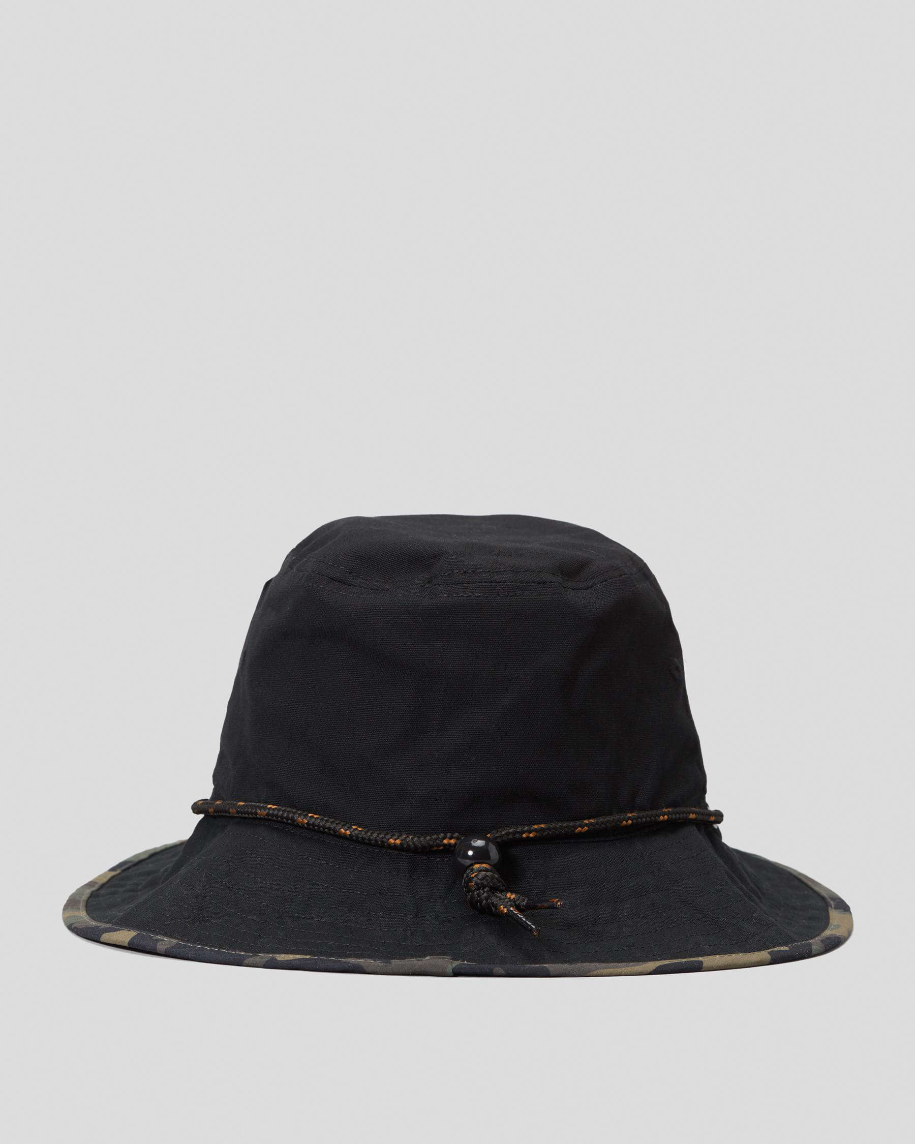 Shop Billabong Division Reversible Bucket Hat In Camo - Fast Shipping ...