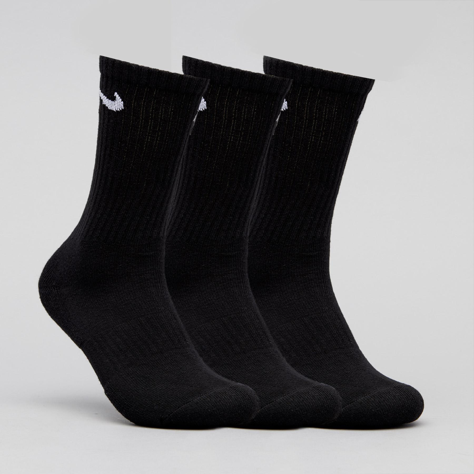 Nike Womens Everyday Cushion Crew Sock Pack In Black - Fast Shipping ...