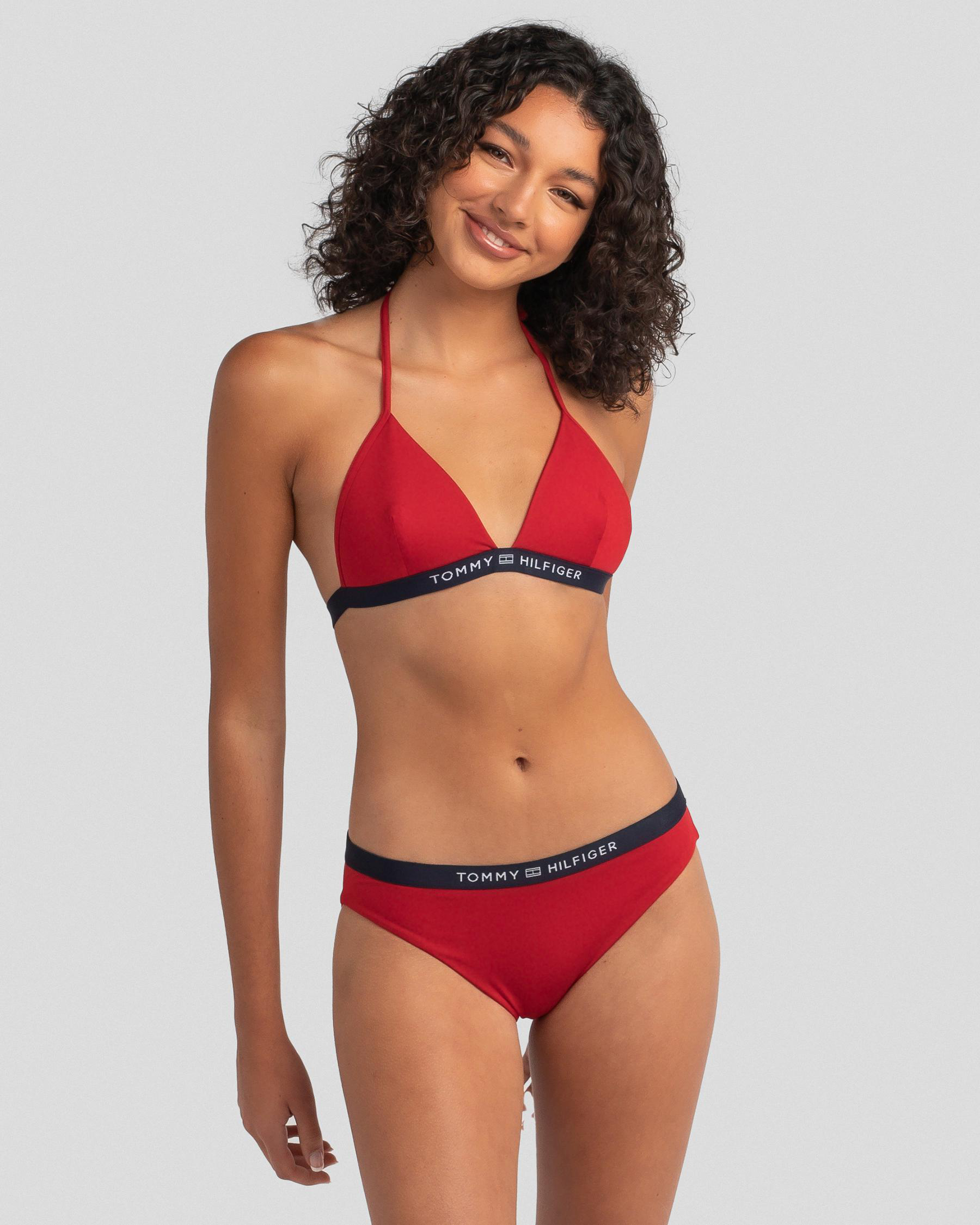 Core solid logo triangle tommy hilfiger Clearance