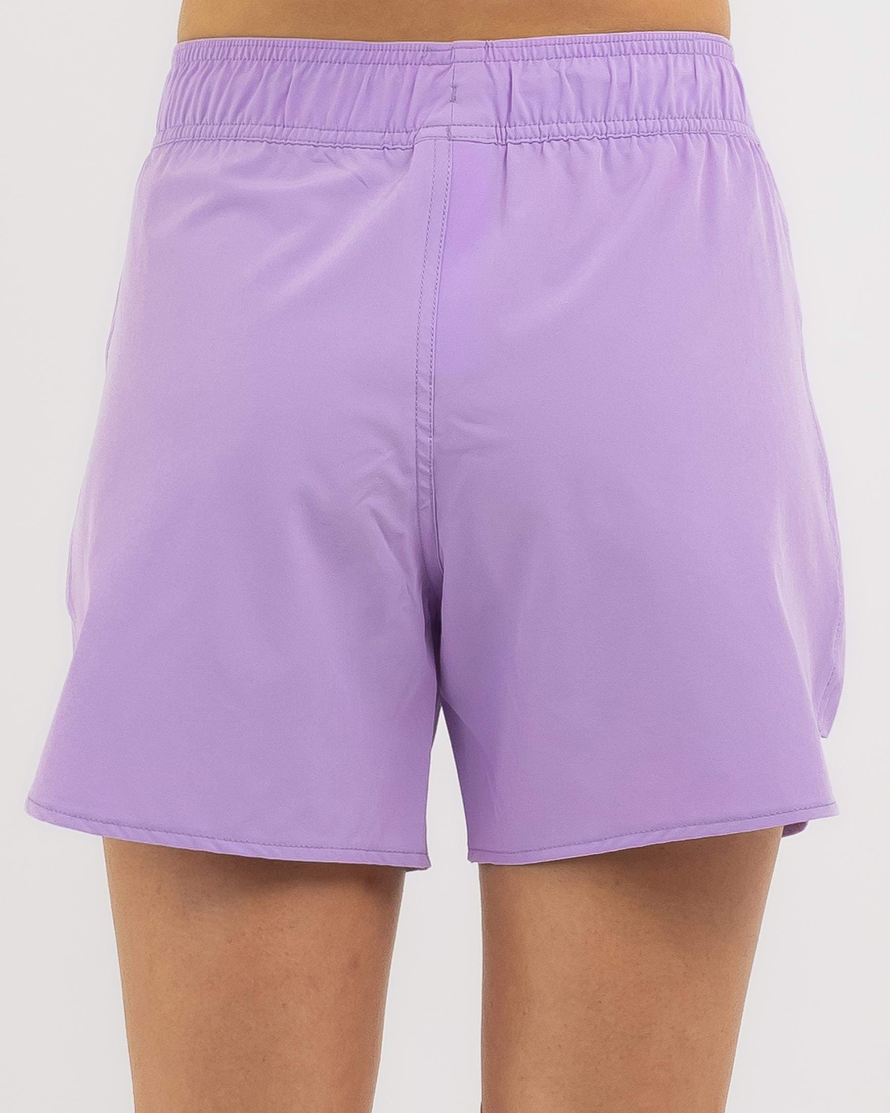 Roxy Wave Eco Board Shorts In Purple Rose - Fast Shipping & Easy ...