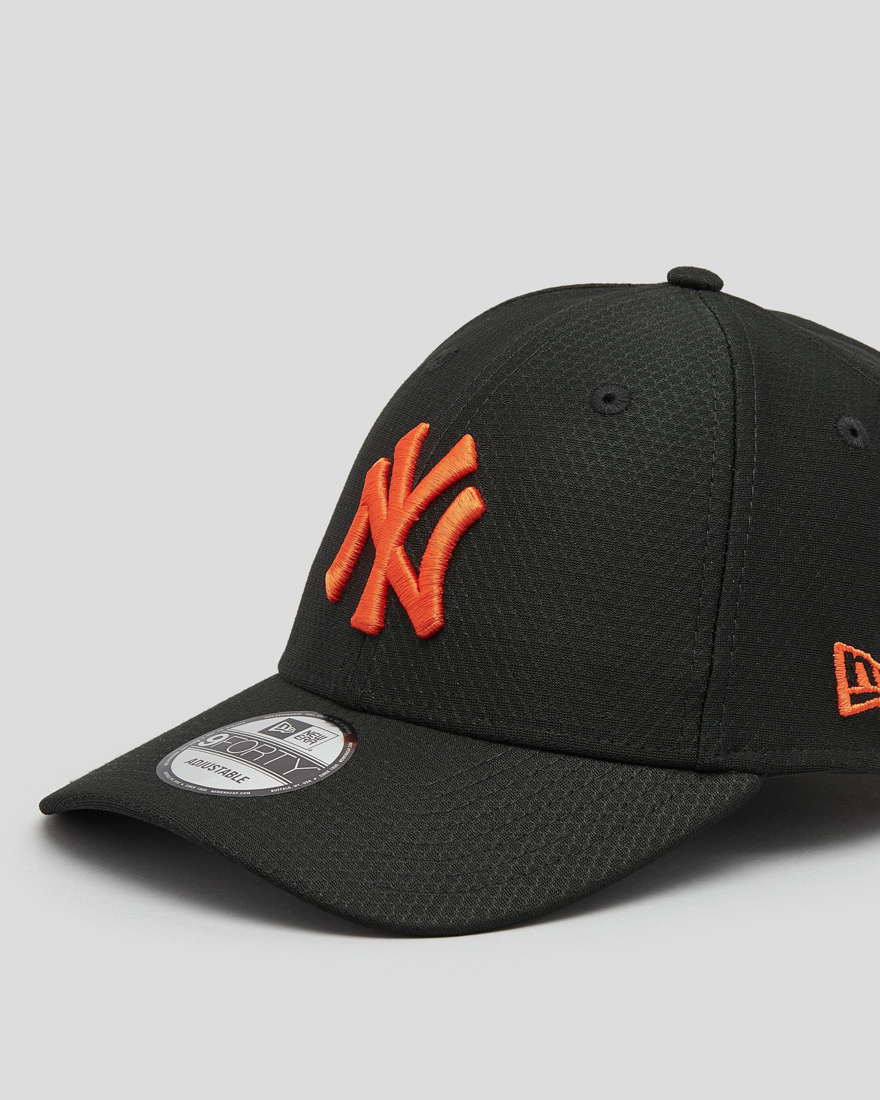 New Era New York Yankees Hex Era 9Forty Cap In Black/orange/black