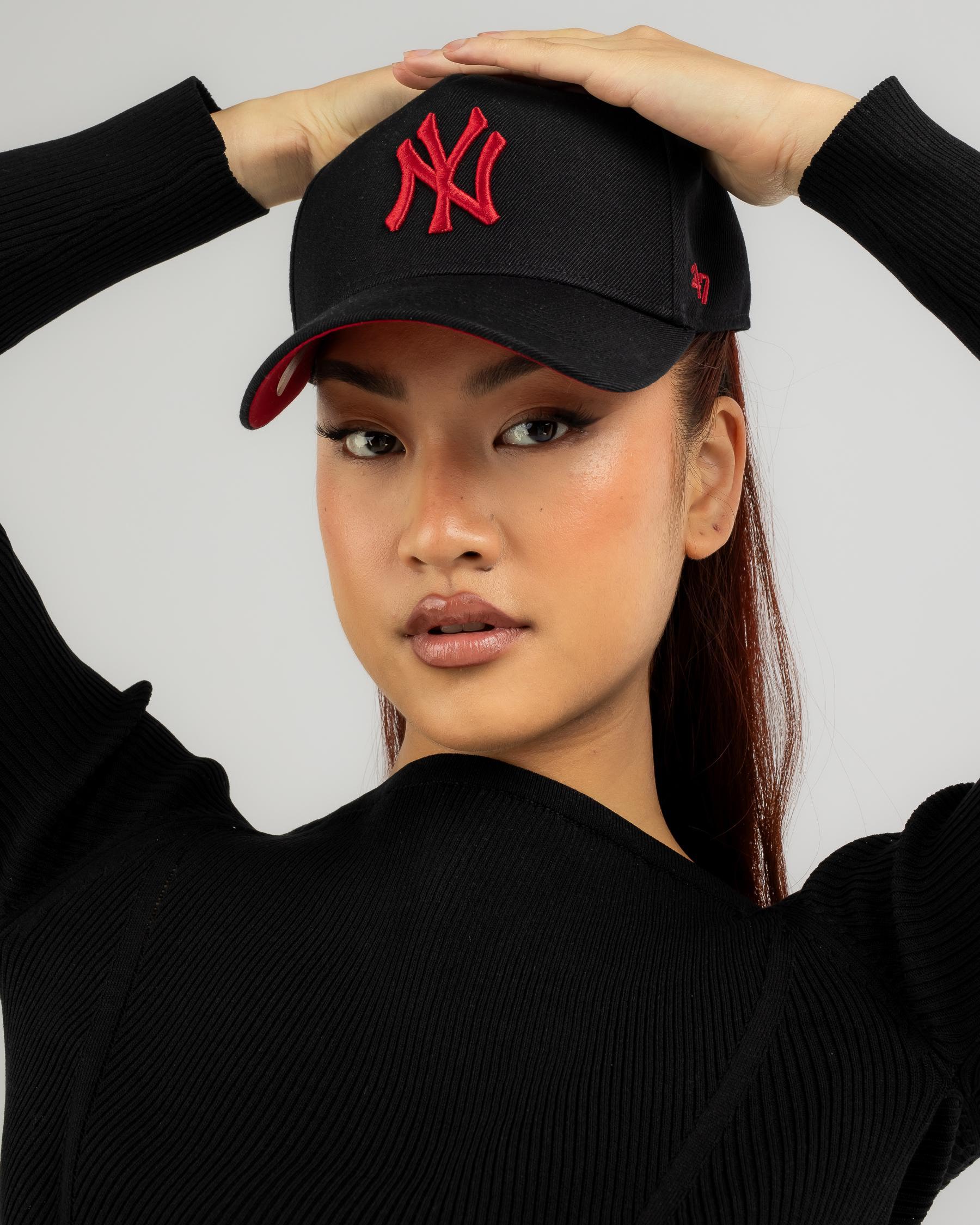 Forty Seven NY Yankees Cap In Black/red - FREE* Shipping & Easy Returns -  City Beach United States
