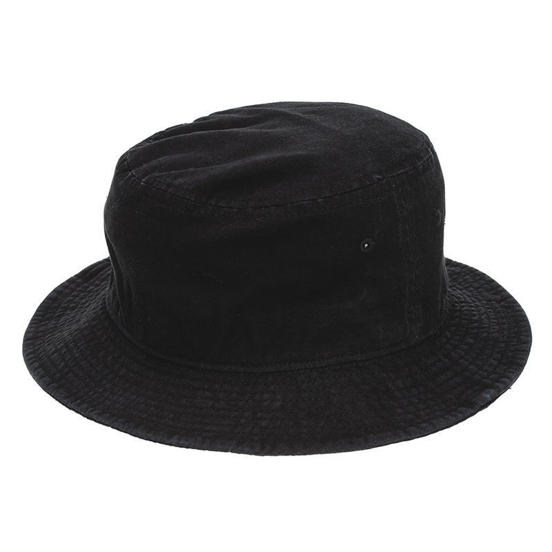 Shop Lucid Boys Raw Bucket Hat In Washed Black Fast Shipping & Easy