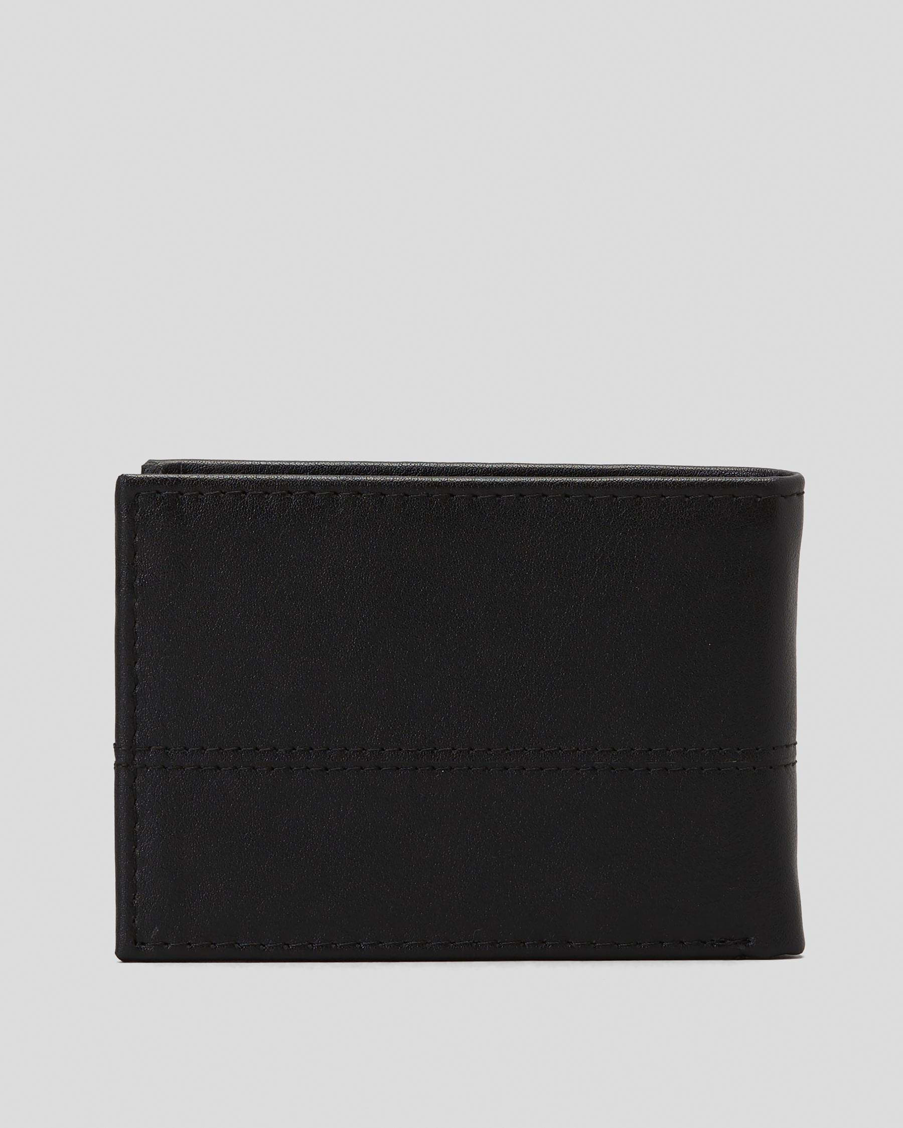 Rip Curl Corpawatu Icon PU Slim Wallet In Black - Fast Shipping & Easy ...