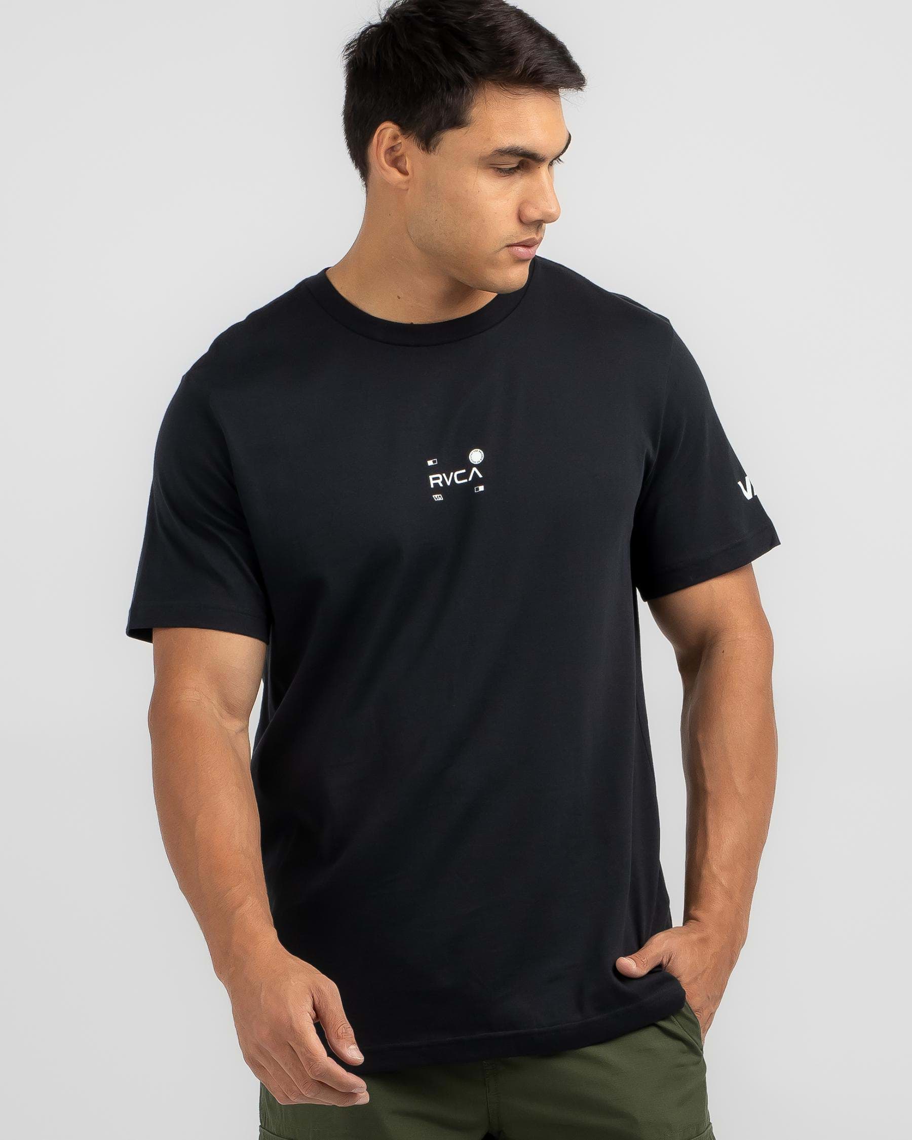 RVCA Upstanding T-Shirt In Black - Fast Shipping & Easy Returns - City ...