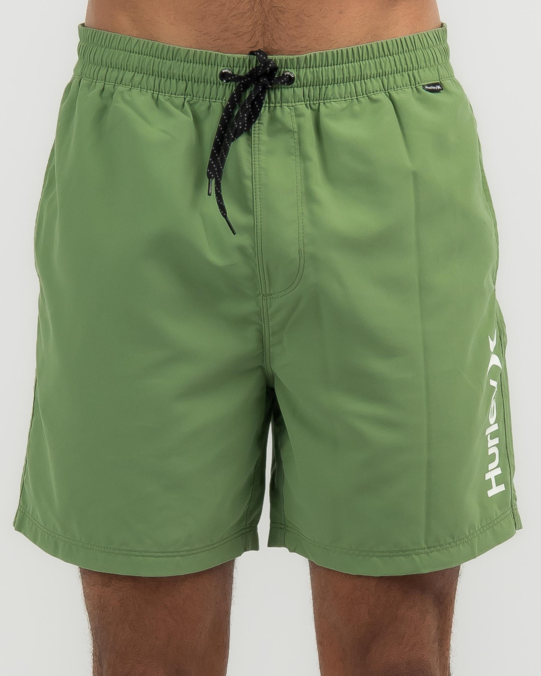 Shop Hurley Hurley One and Only Volley Board Shorts In Loden Frost