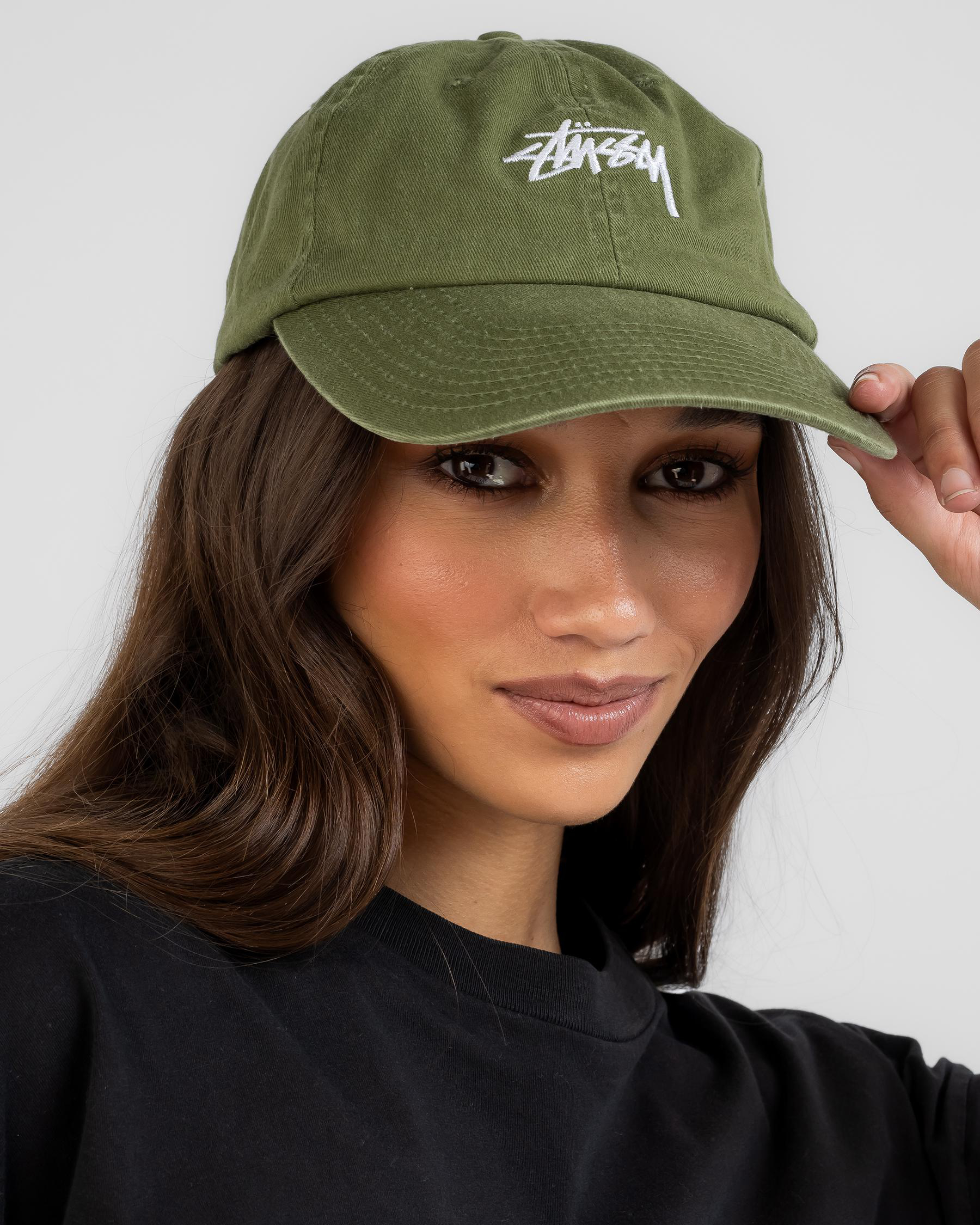 Shop Stussy Stock Low Pro Cap In Moss - Fast Shipping & Easy Returns ...