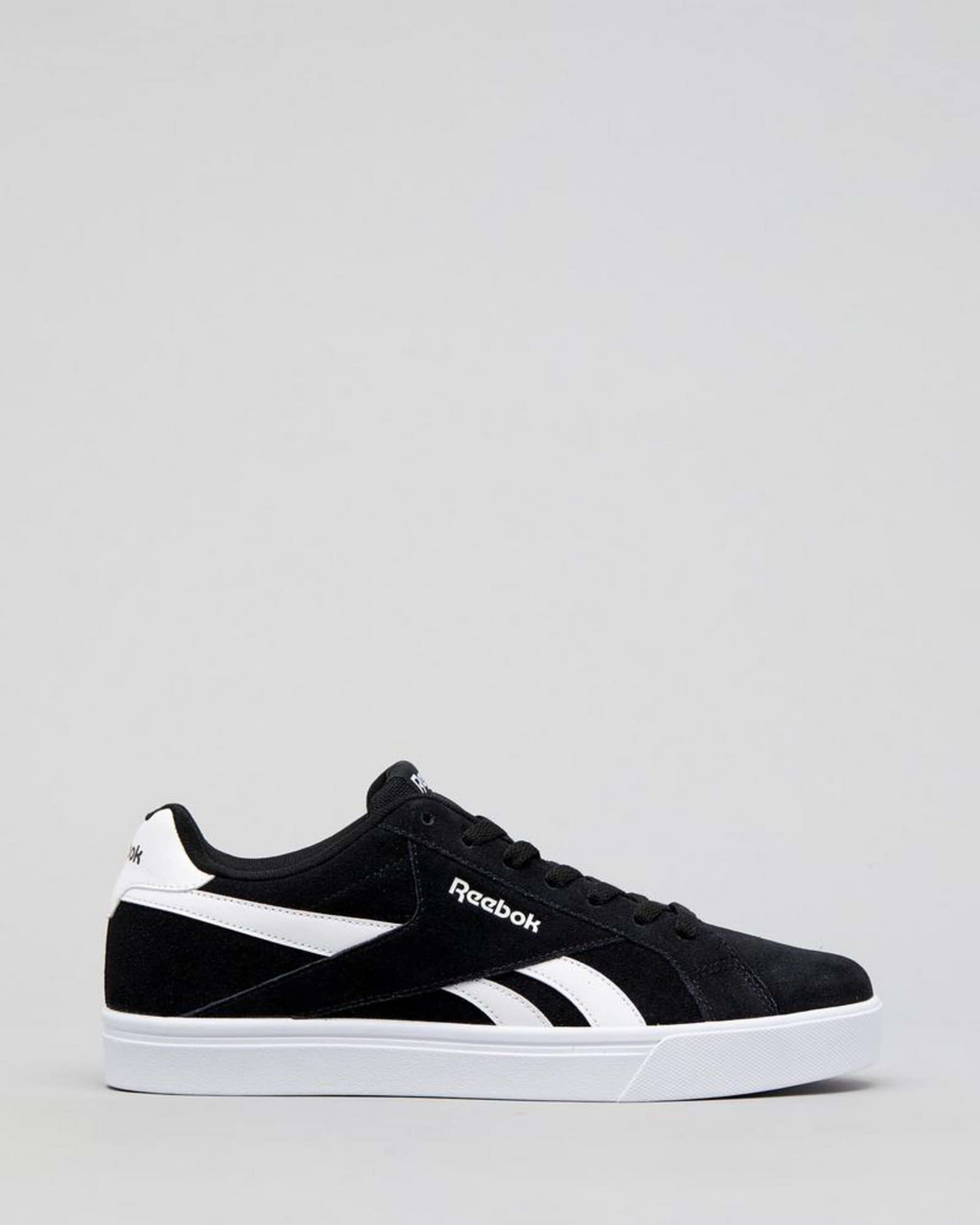 Shop Reebok Royal Complete 3 Low Shoes In Black/white - Fast Shipping ...