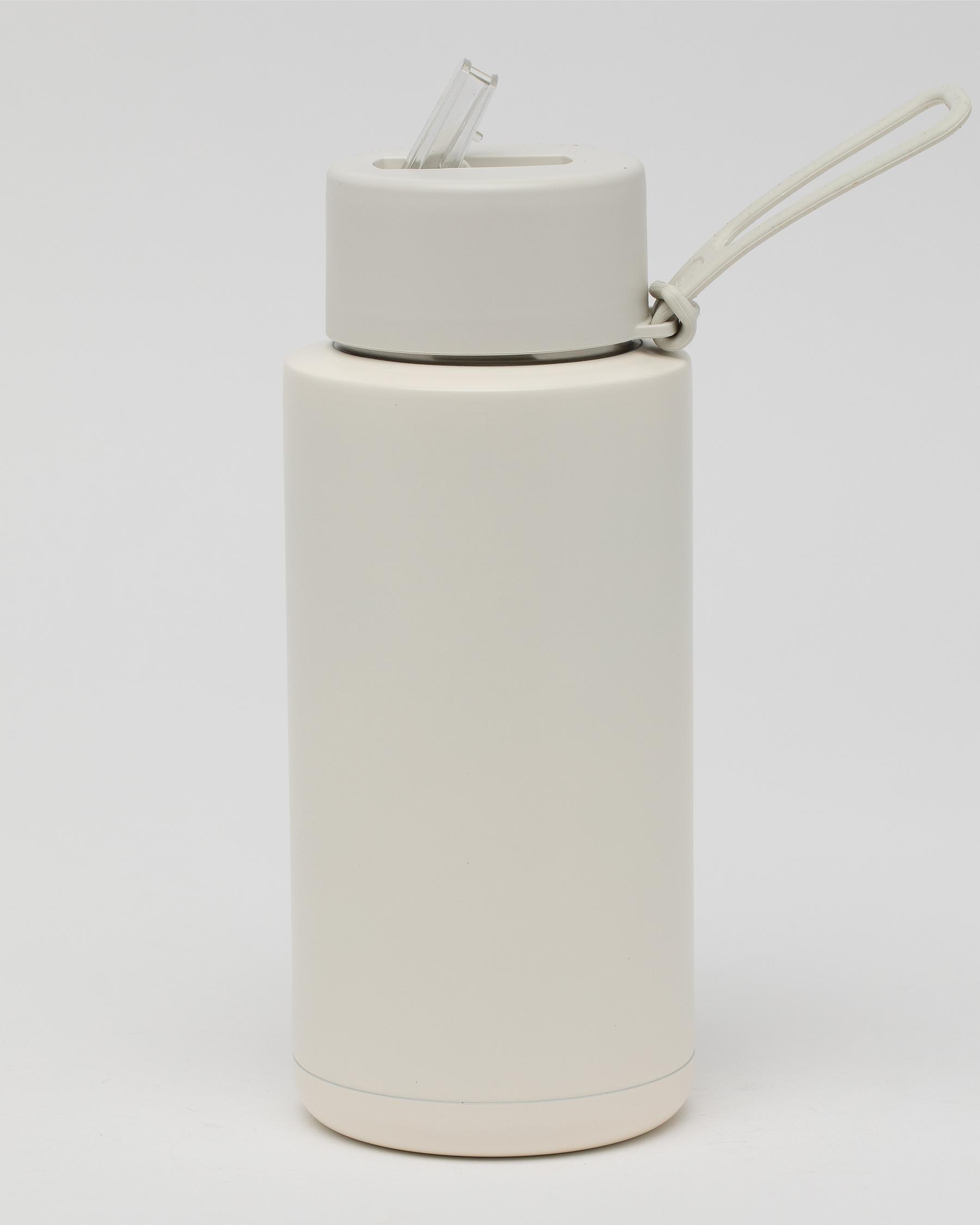 Frank Green 34oz Reusable Bottle with Straw Lid In Cloud FREE