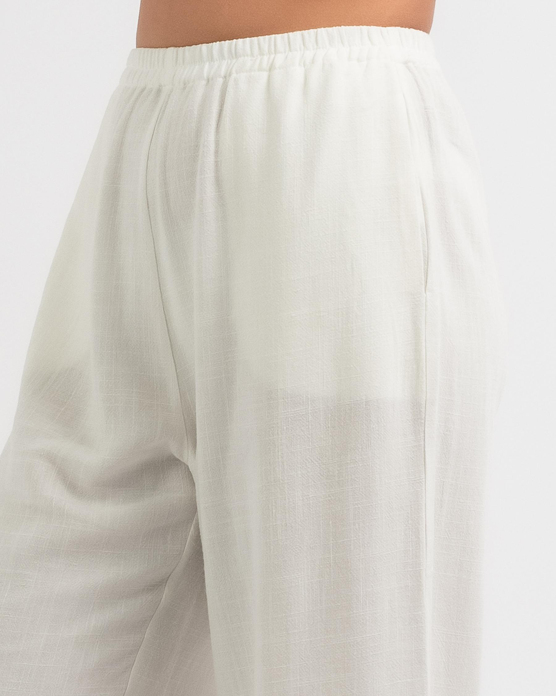 Ava And Ever Girls' Santa Monica Beach Pants In White - Fast Shipping ...