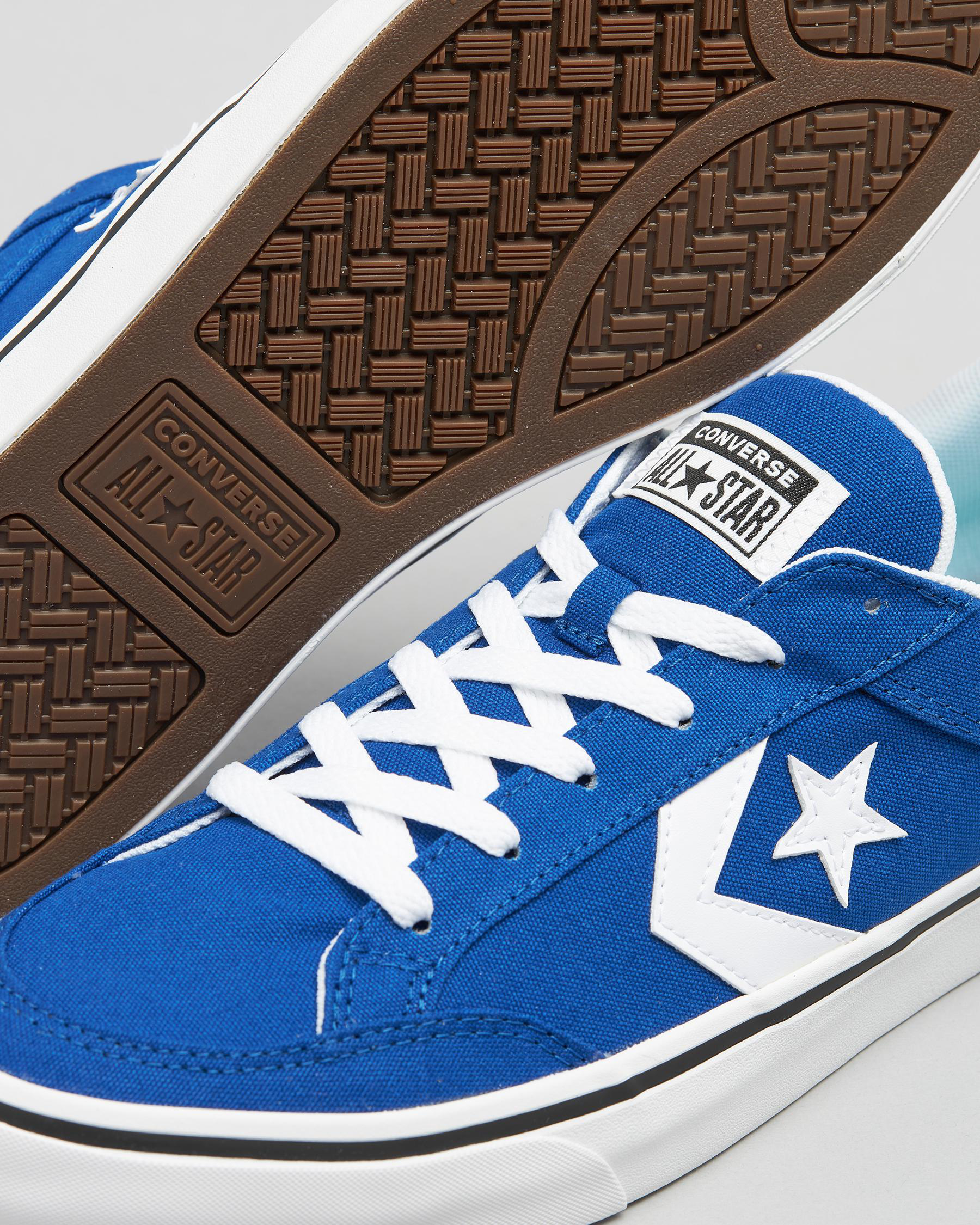 Shop Converse Tobin LowCut Shoes In Blue/white/white Fast Shipping & Easy Returns City